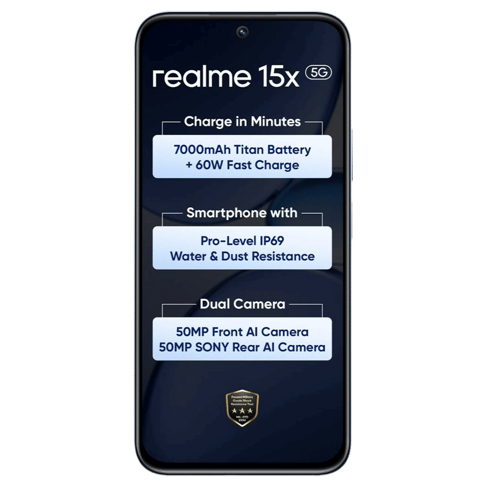 realme 15x 5G (8GB RAM, 128GB, Marine Blue)_7