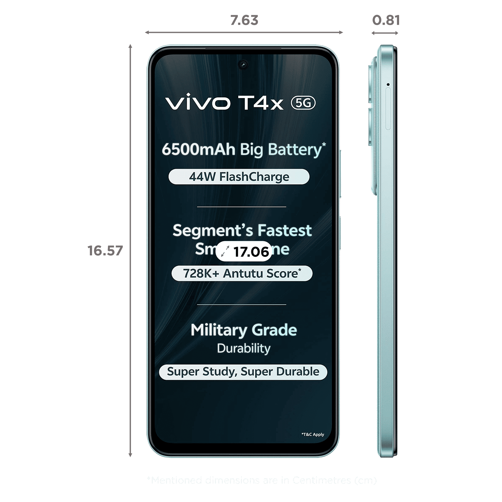 vivo T4x 5G (6GB RAM, 128GB, Glacial Teal) vivo T4x 5G (6GB RAM, 128GB, Glacial Teal)_2