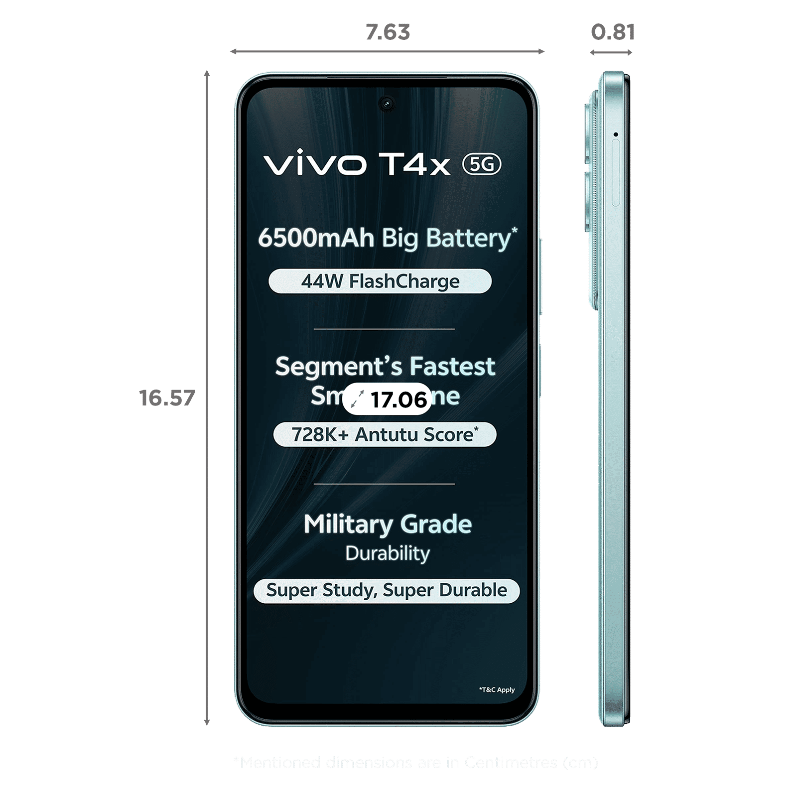 vivo T4x 5G (8GB RAM, 128GB, Glacial Teal)_2