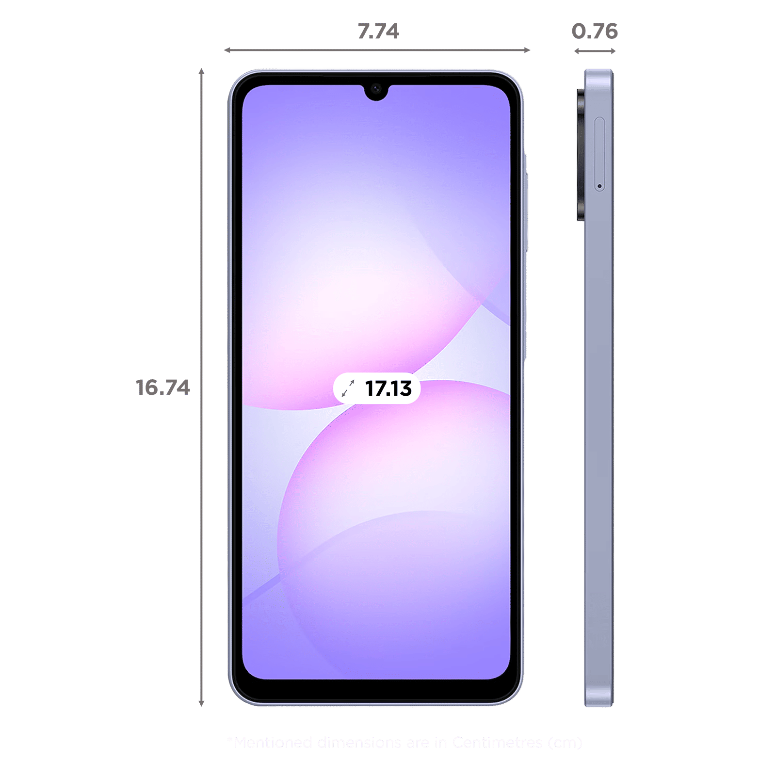 SAMSUNG Galaxy A07 4G (4GB RAM, 64GB, Light Violet)_2