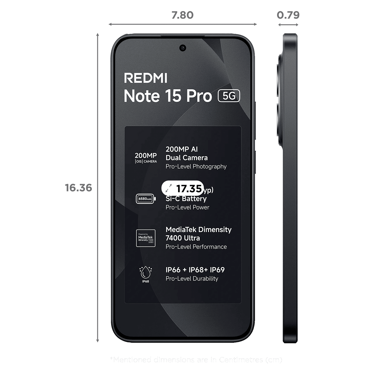 Redmi Note 15 Pro 5G (8GB RAM, 256GB, Carbon Black)_2