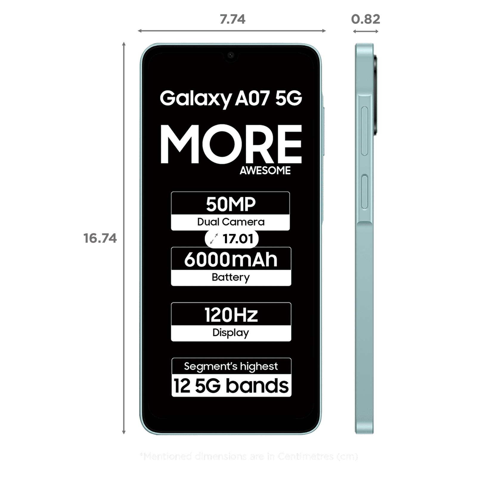 SAMSUNG Galaxy A07 5G (4GB RAM, 128GB, Light Green)_2