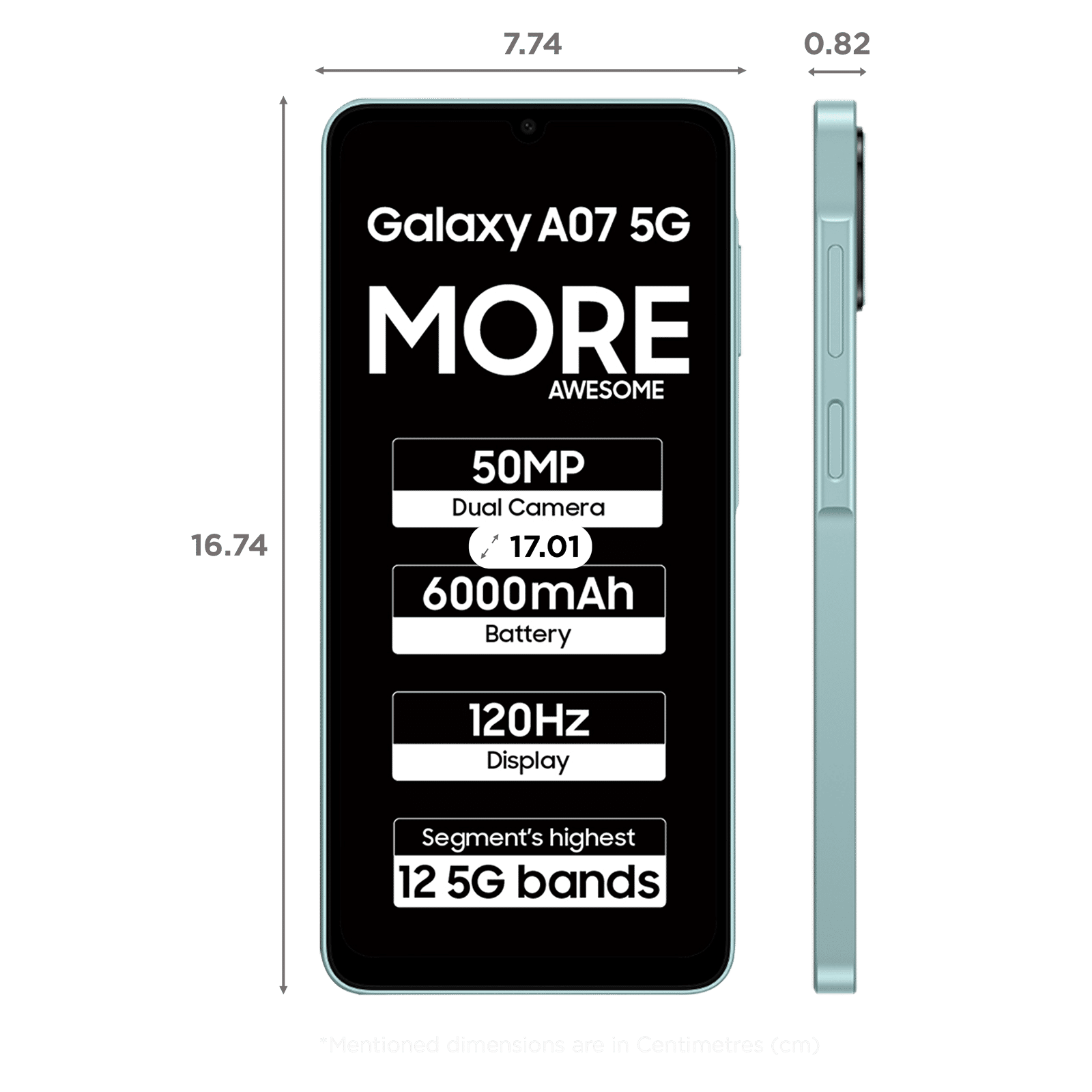 SAMSUNG Galaxy A07 5G (6GB RAM, 128GB, Light Green)_2