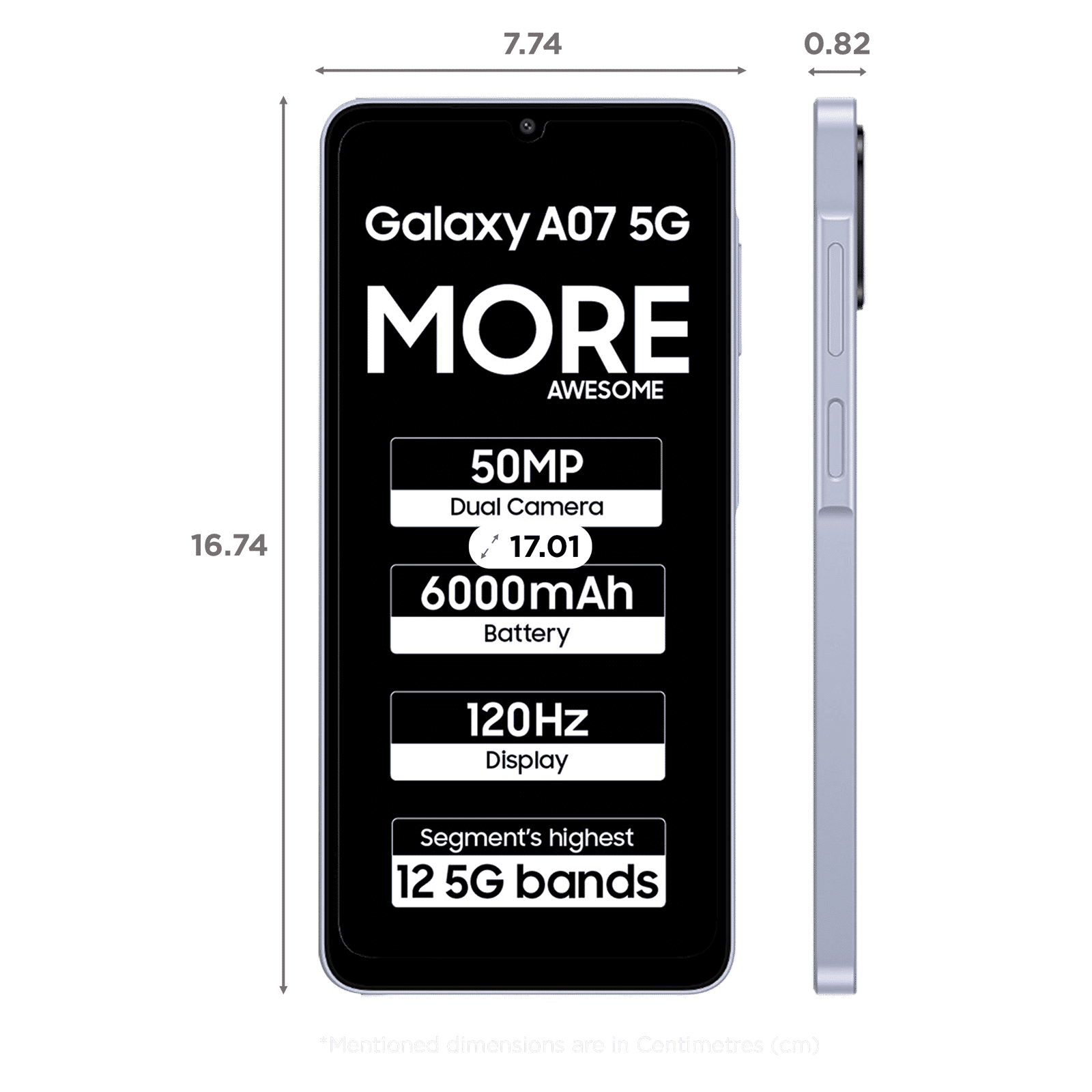 SAMSUNG Galaxy A07 5G (6GB RAM, 128GB, Light Violet) SAMSUNG Galaxy A07 5G (6GB RAM, 128GB, Light Violet)_2