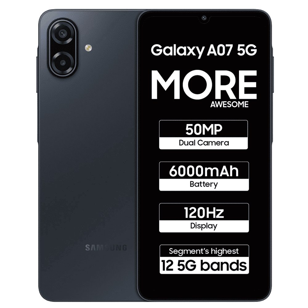 SAMSUNG Galaxy A07 5G (4GB RAM, 128GB, Black)_1