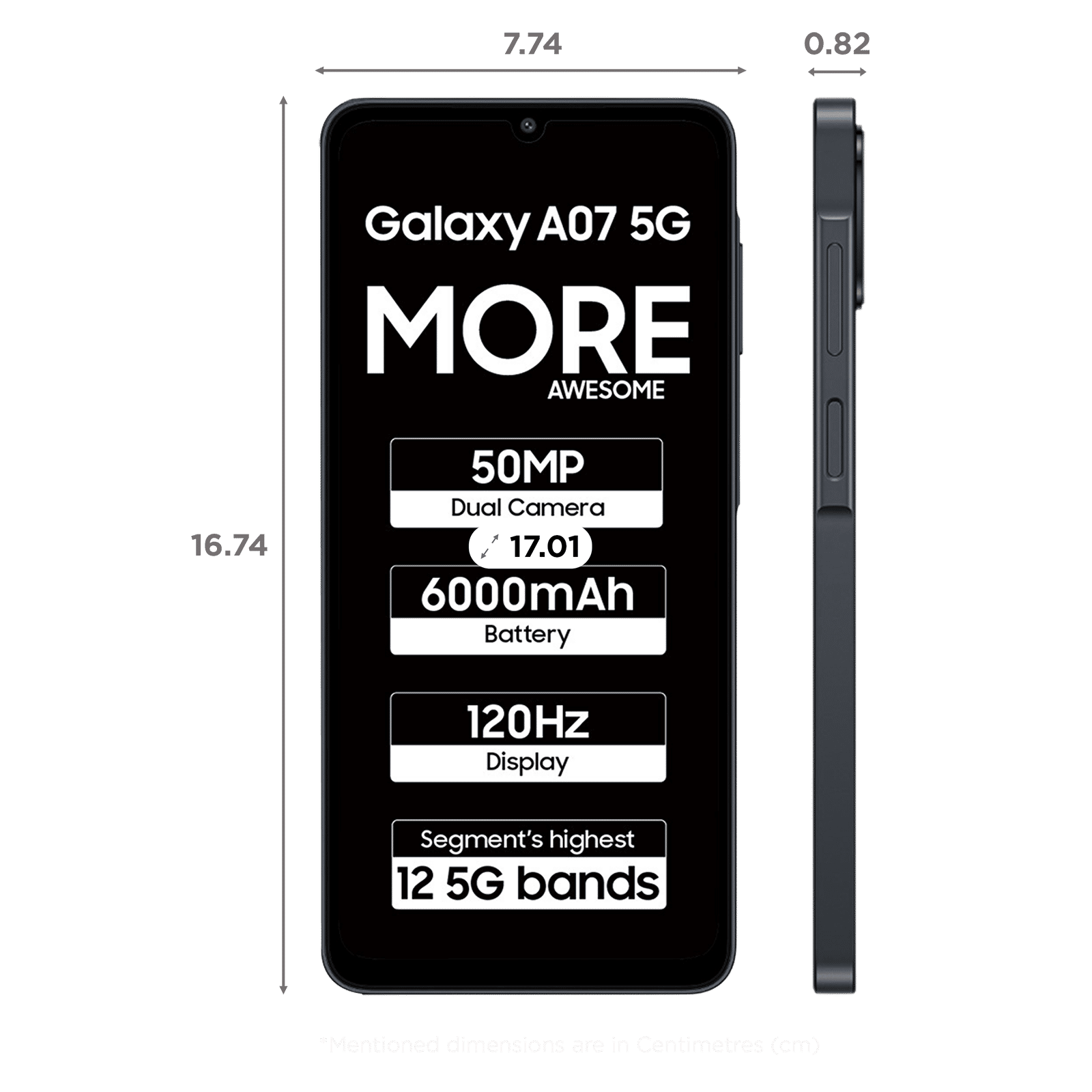 SAMSUNG Galaxy A07 5G (6GB RAM, 128GB, Black)_2