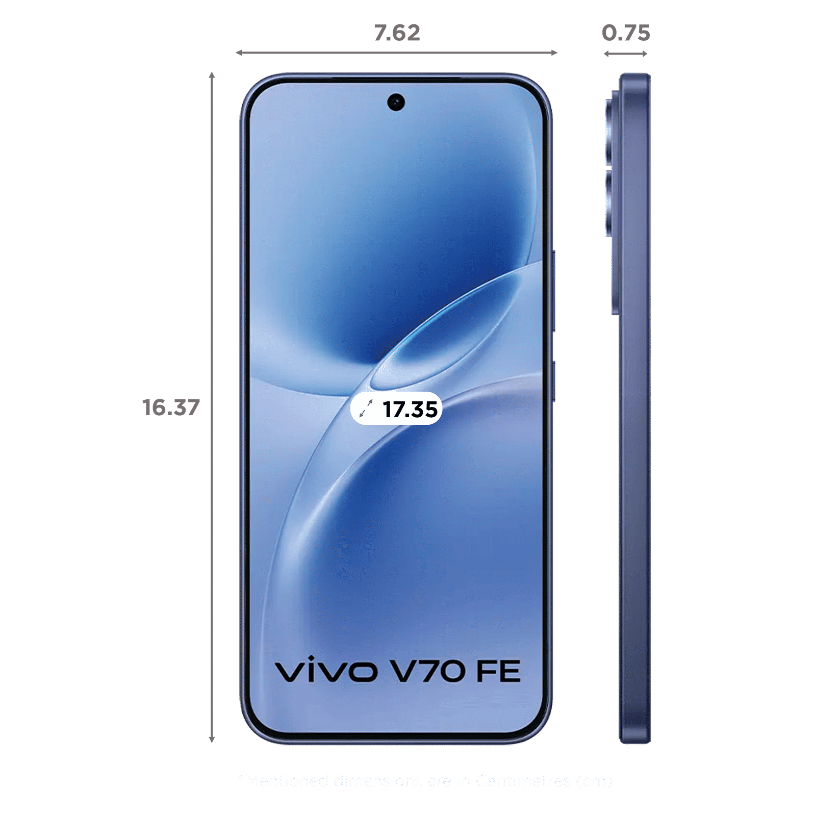 vivo V70 FE 5G (8GB RAM, 128GB, Monsoon Blue)_2