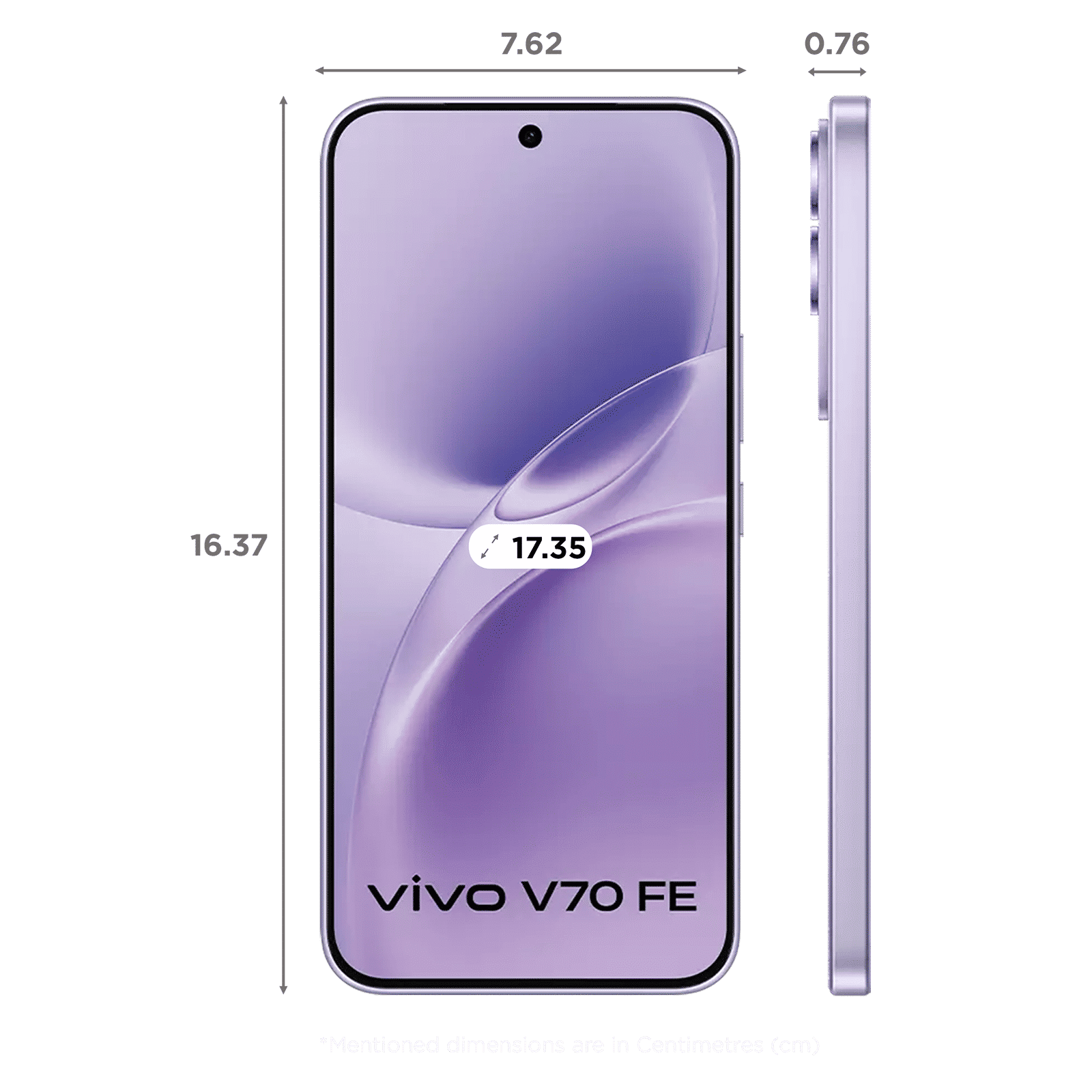 vivo V70 FE 5G (8GB RAM, 256GB, Northern Lights Purple)_2