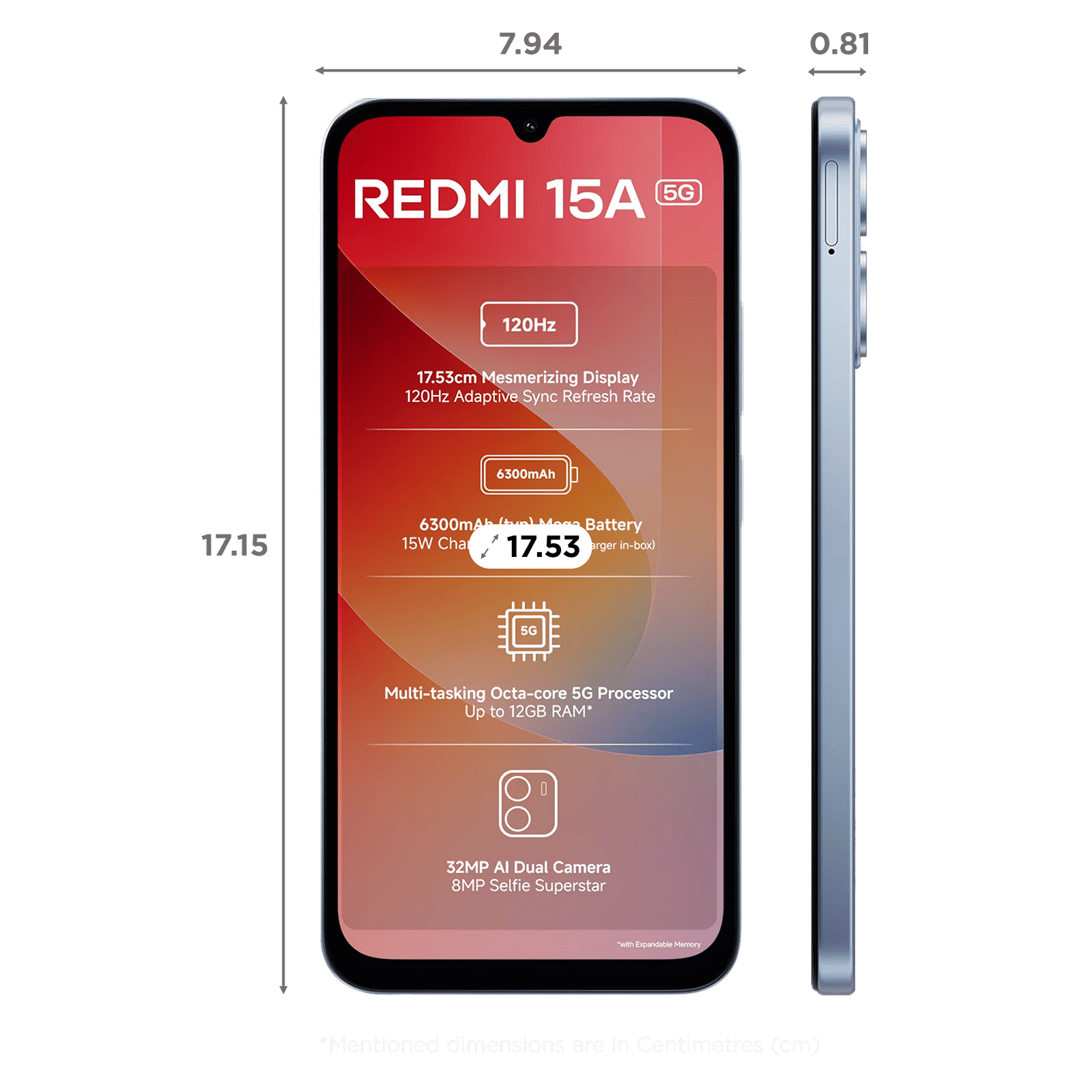 Redmi 15A 5G (6GB RAM, 128GB, Awesome Blue)_2