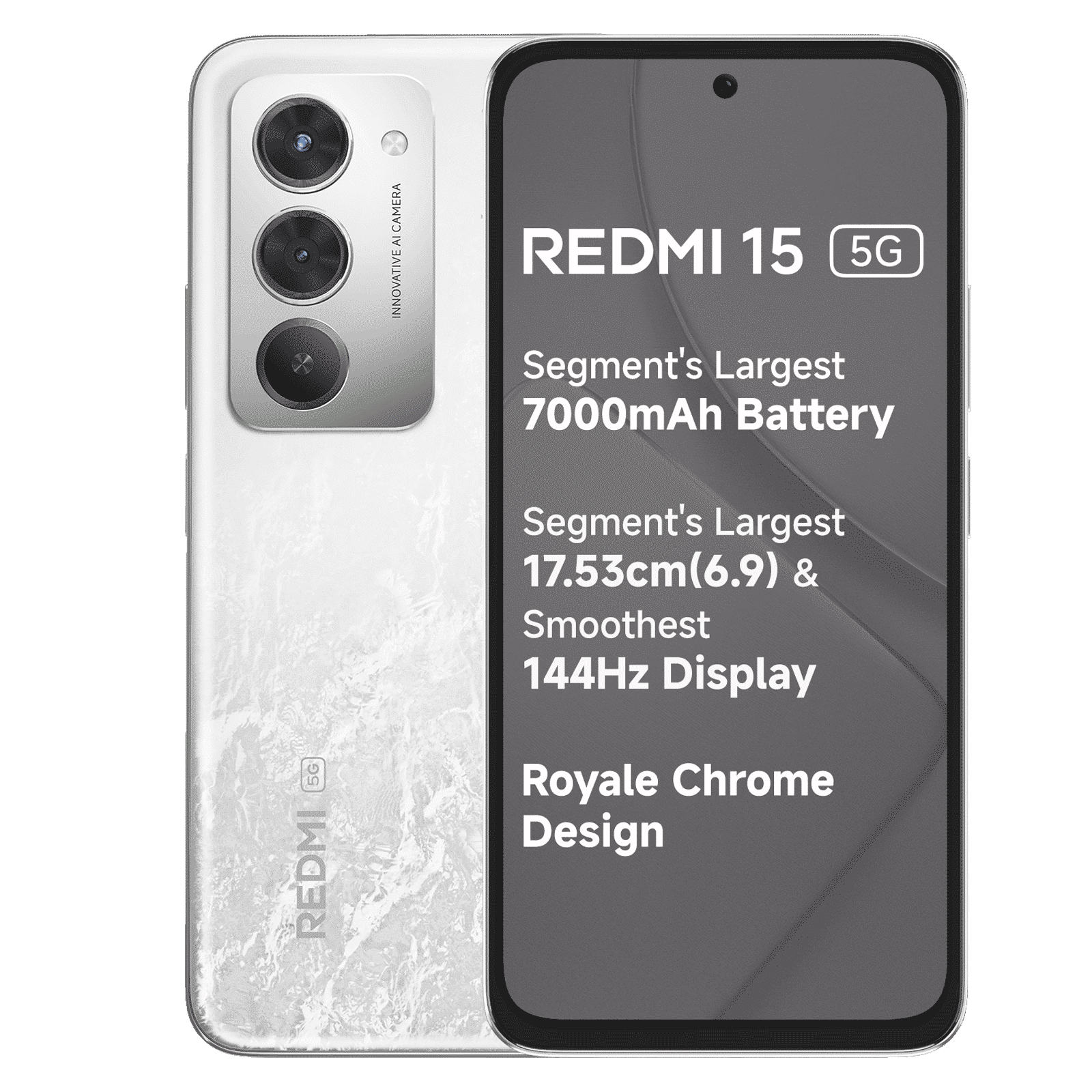 Redmi 15 5G (8GB RAM, 128GB, Frosted White)_1