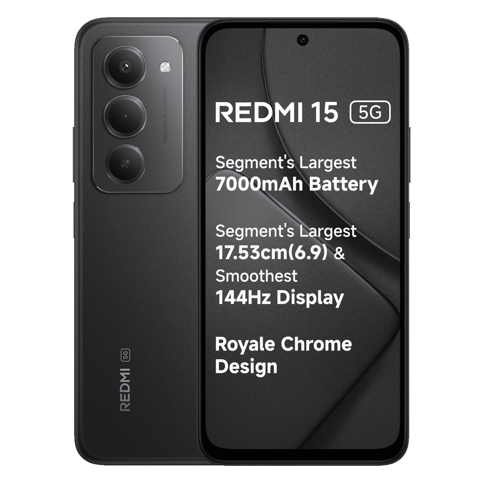 Redmi 15 5G (8GB RAM, 256GB, Midnight Black)_1