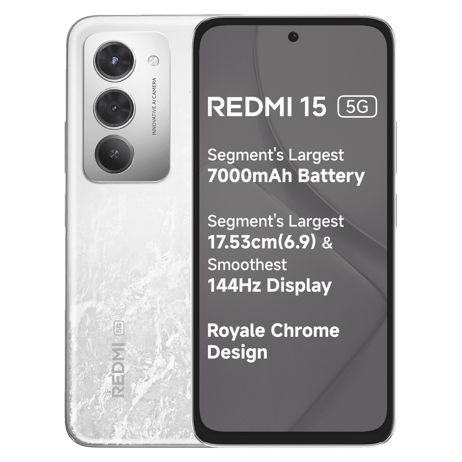 Redmi 15 5G (8GB RAM, 256GB, Frosted White)_1