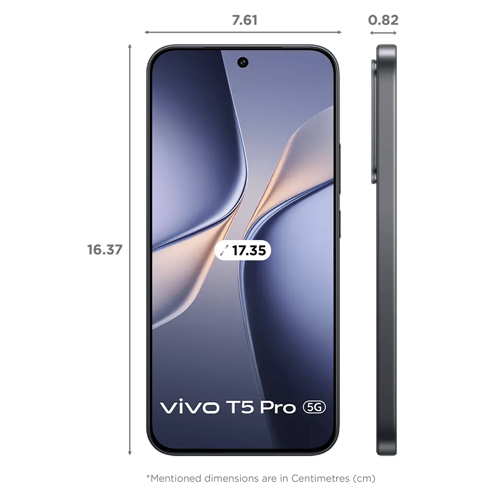 vivo T5 Pro 5G (8GB RAM, 256GB, Cosmic Black)_2