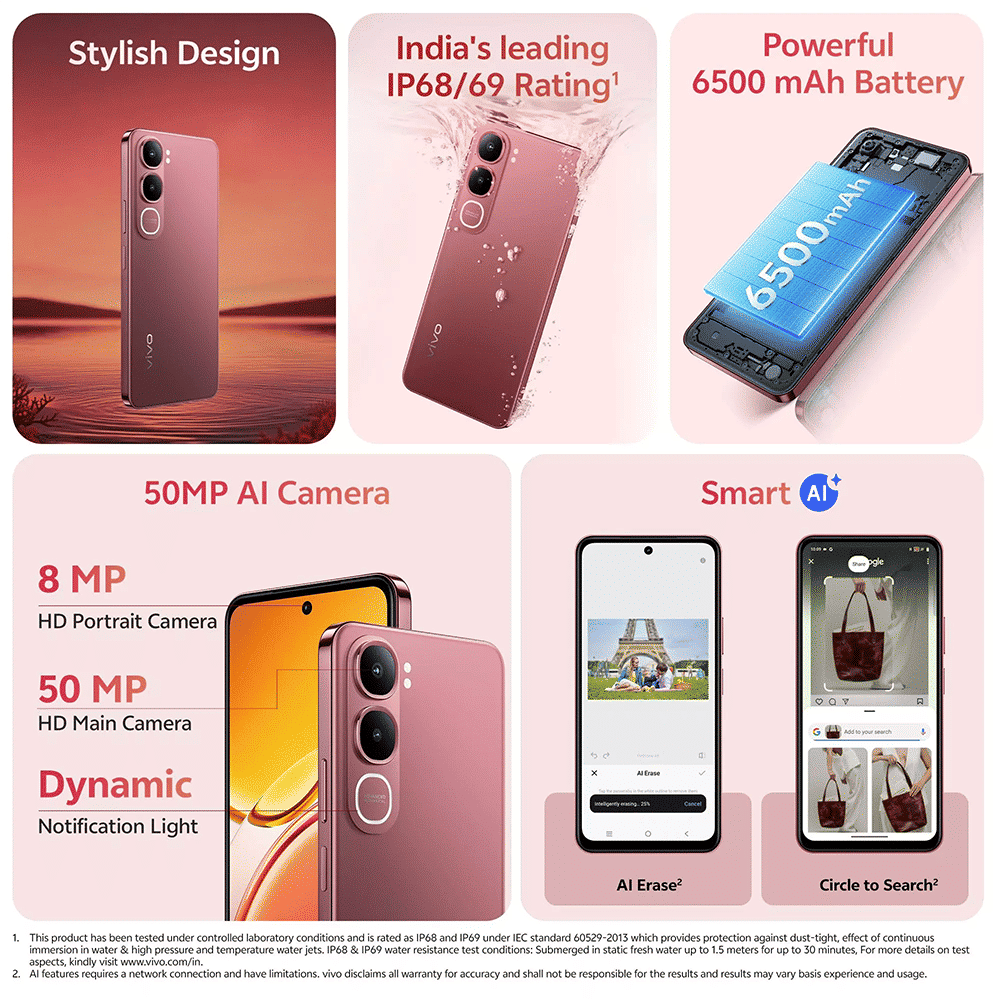 vivo Y31 5G (6GB RAM, 256GB, Rose Red)_12