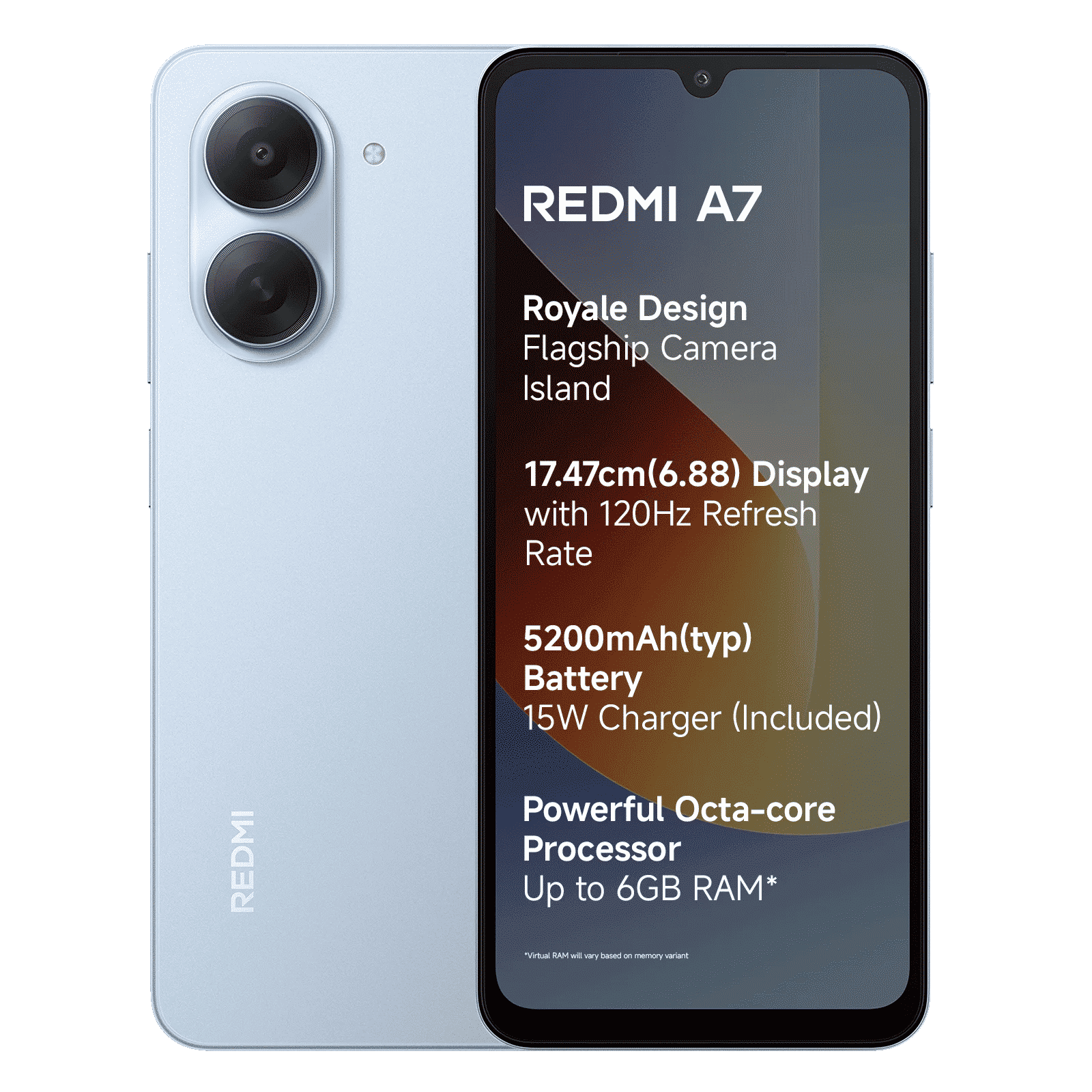 Redmi A7 (3GB RAM, 64GB, Sky Blue)_1