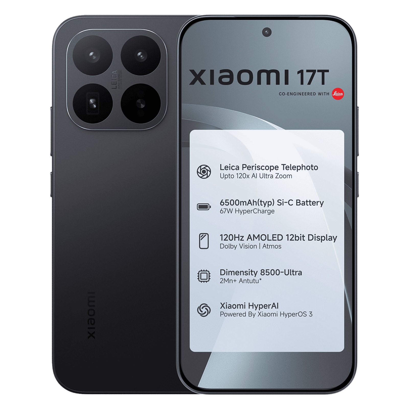 Xiaomi 17T 5G (12GB RAM, 512GB, Black) Xiaomi 17T 5G (12GB RAM, 512GB, Black)_1