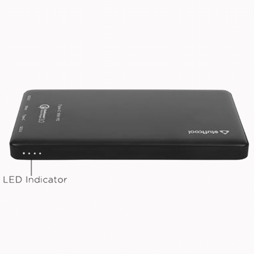 stuffcool 720PD 10000 mAh Fast Charging Power Bank (1 Type C & 2 USB 3.0 Ports, Aluminium Casing, LED Indicator, Black)_6