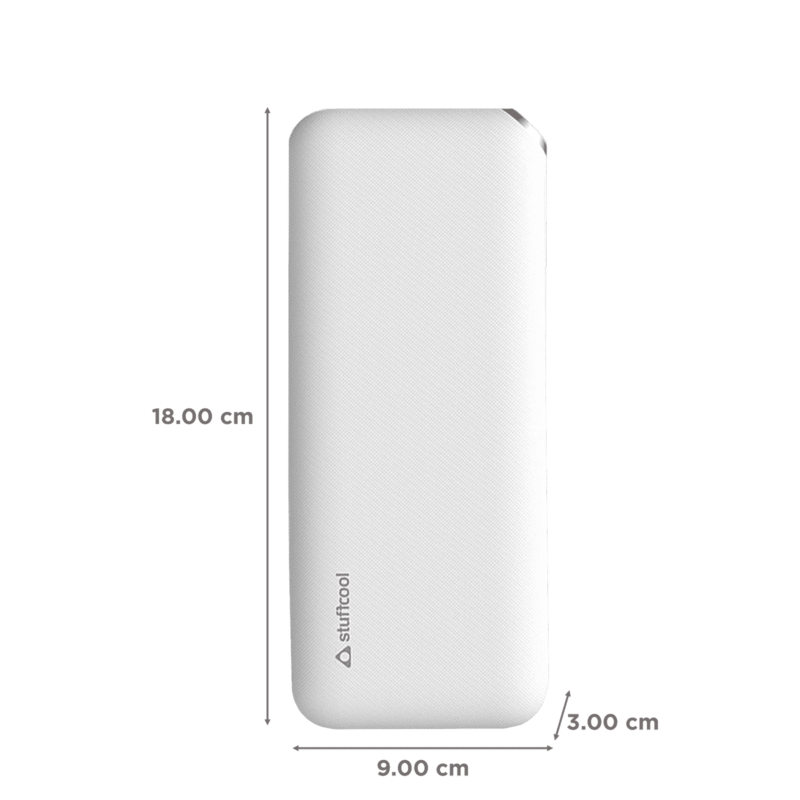 stuffcool PB-999 10000 mAh Power Bank (2 USB 2.0 Ports, Maximum Conversion Rate, White)_2