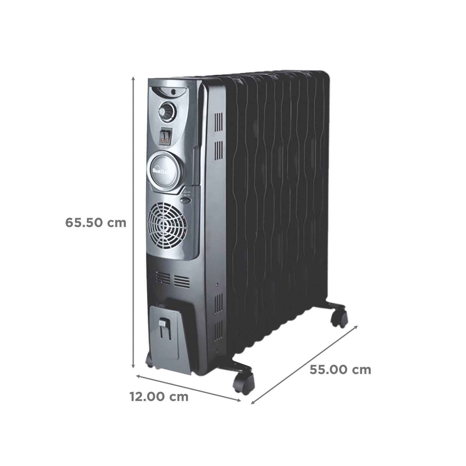 Sunflame SF-955 TF 2900W Fan Oil Filled Radiator Room Heater with 13 Fins (U.O.F. Technology_2