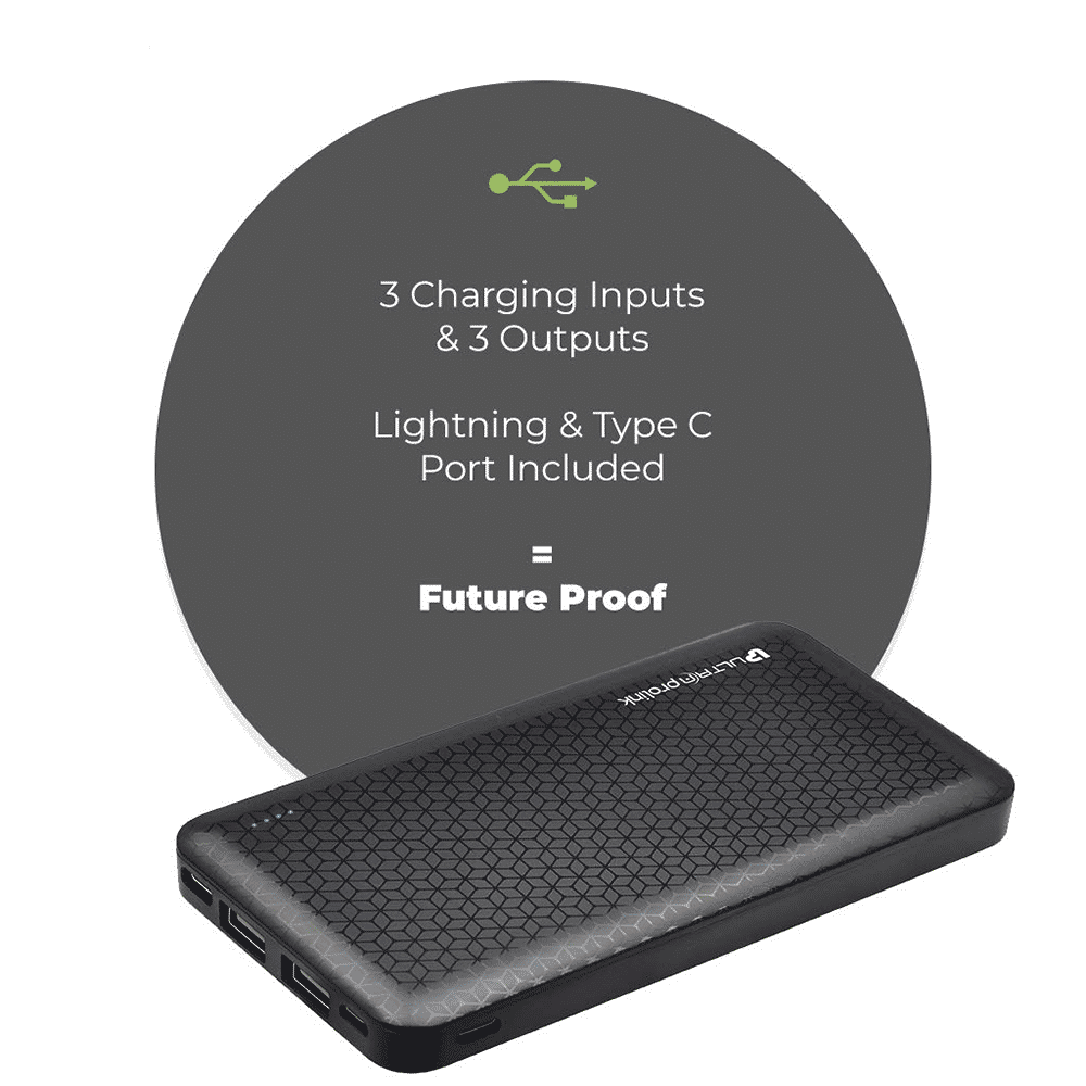 ultraprolink Boost10k 10000 mAh 10.2W Fast Charging Power Bank (6 Ports, LED Indicator, Black)_10