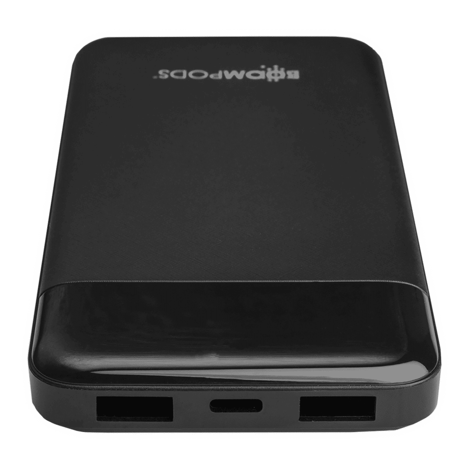 Boompods Powerboom 10000 mAh Fast Charging Power Bank (1 Micro USB Type B, 1 Type C & 2 Type A Ports, Digital Display Indicator, Black)_3