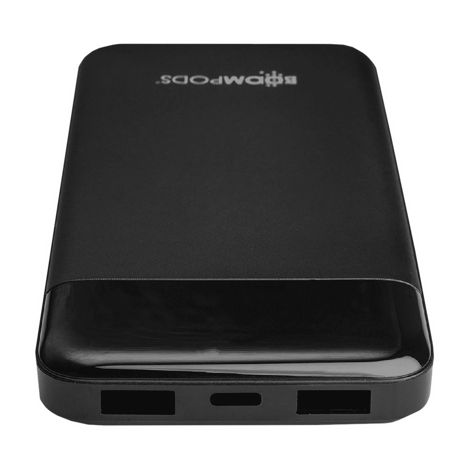Boompods Powerboom PD 10000 mAh 18W Fast Charging Power Bank (1 Micro USB Type B, 1 Type C & 2 Type A Ports, Digital Display Indicator, Black)_3