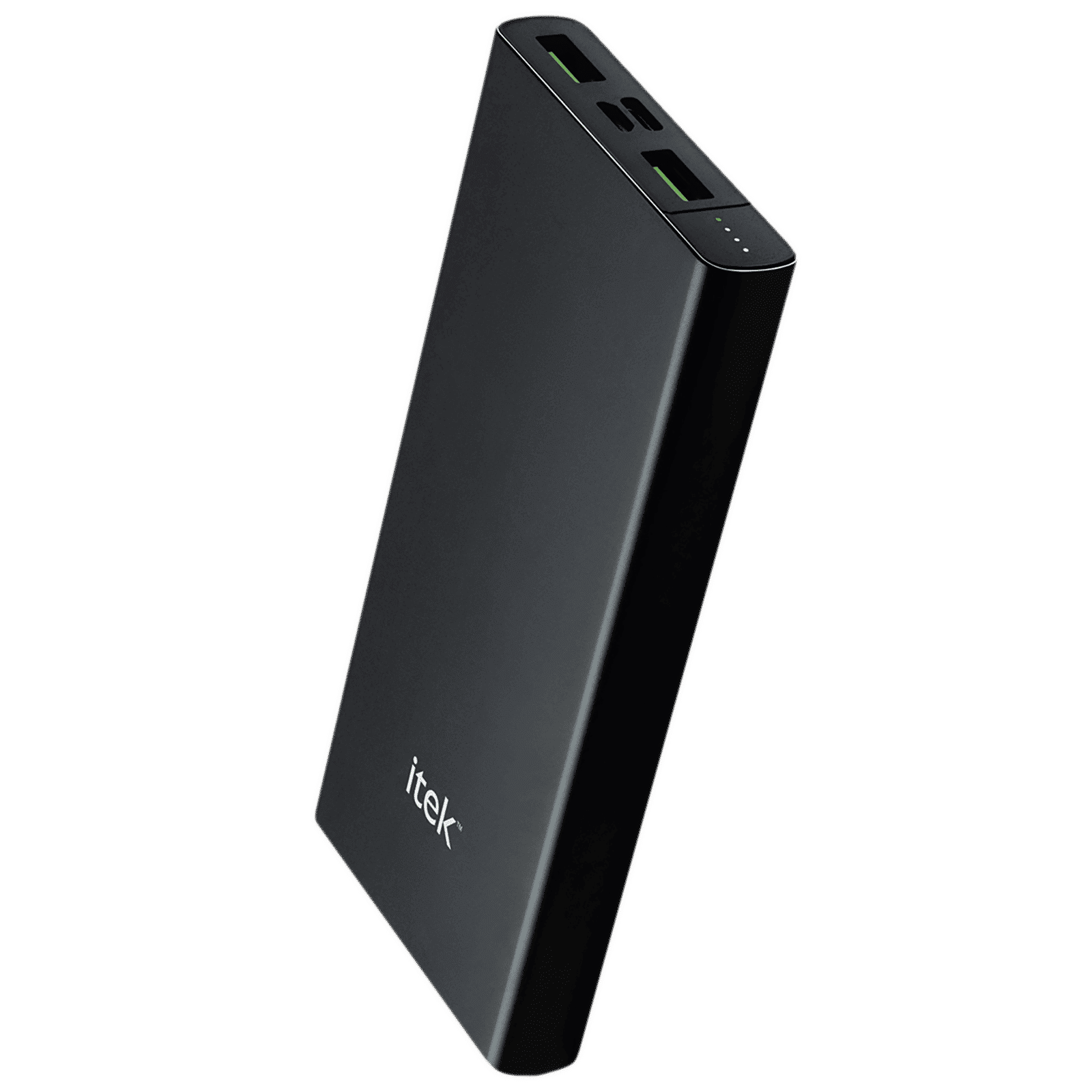 itek RBB054 10000 mAh 18W Fast Charging Power Bank (2 Micro USB & 1 Type C Ports, High Quality Battery, Black)_1
