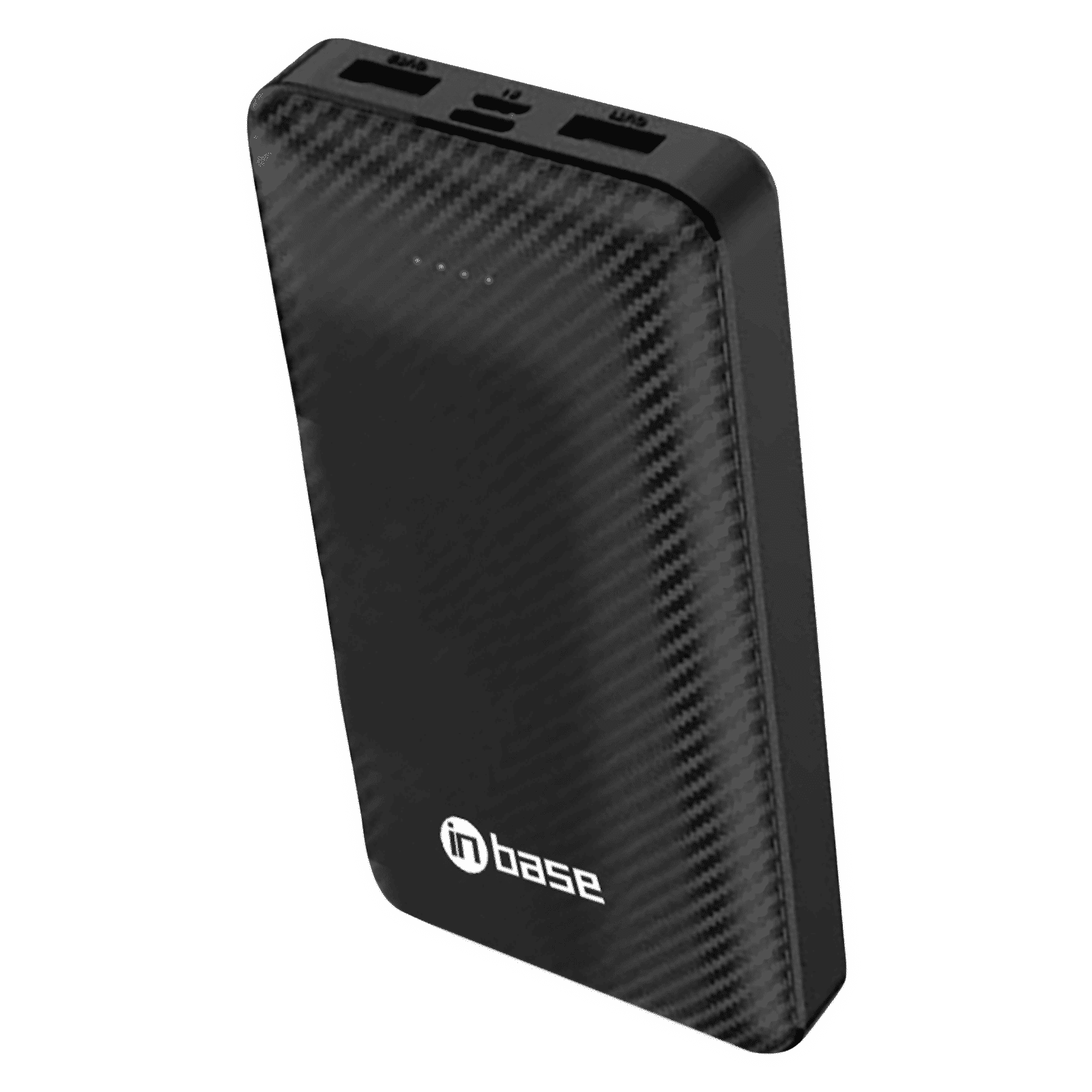 Inbase Fuel 10000 mAh Fast Charging Power Bank (1 Micro USB Type B, 1 Type C & 2 Type A Ports, LED Charging Indicator, Black)_4