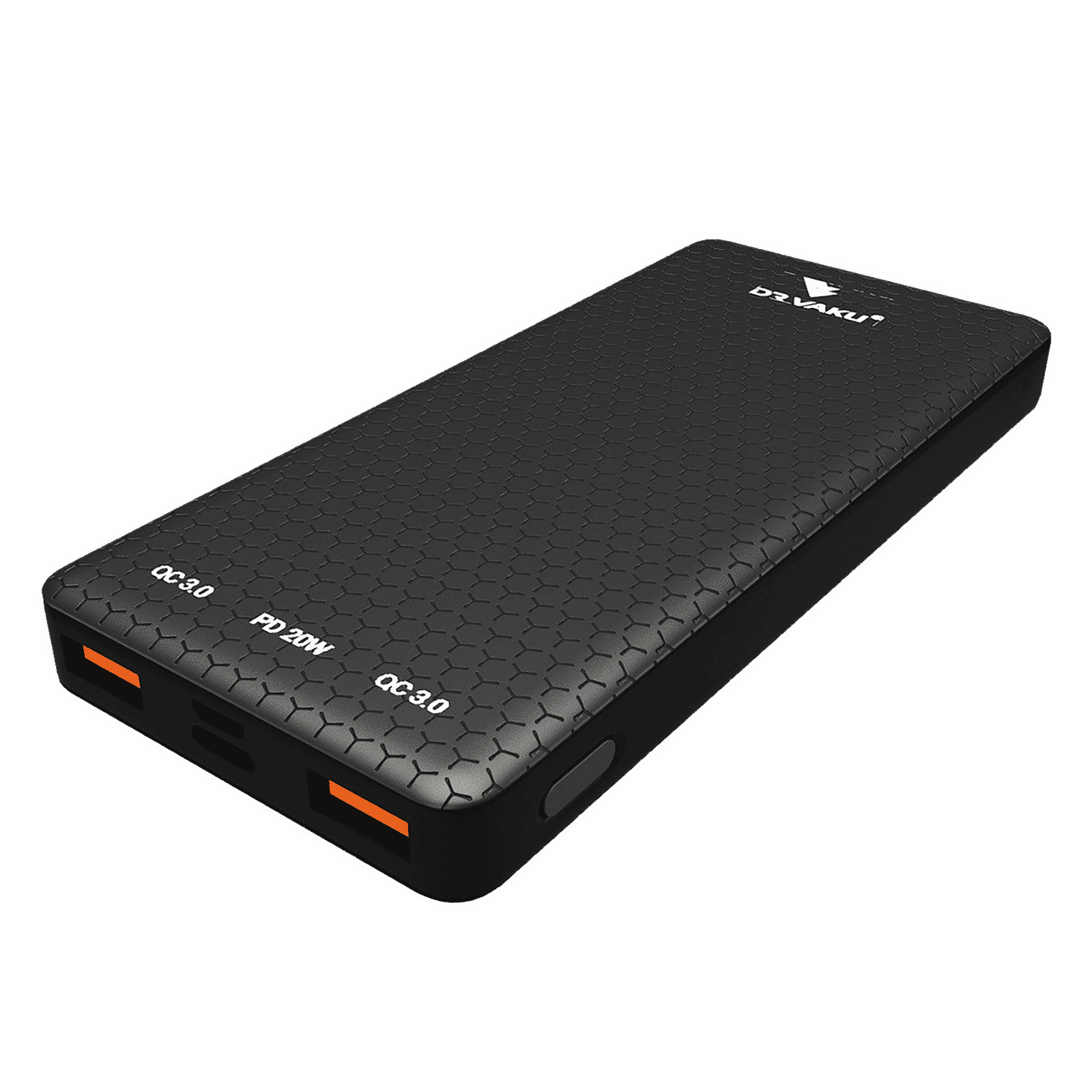 Vaku Carbon Series Magnus 10000 mAh Fast Charging Power Bank (1 Micro USB Type B, 1 Type C & 2 Type A Ports, Digital LED Indicator, Black) Vaku Carbon Series Magnus 10000 mAh Fast Charging Power Bank (1 Micro USB Type B, 1 Type C & 2 Type A Ports, Digital LED Indicator, Black)_4
