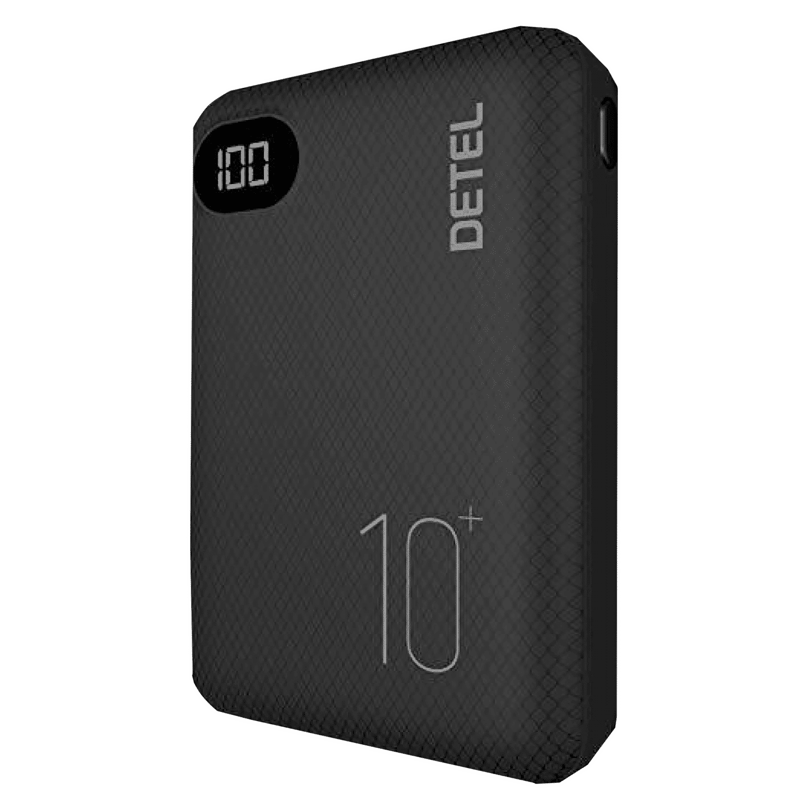 DETEL DI-10K Atom 10000 mAh Power Bank (2 Type C Ports, High Quality Battery, Black)_1