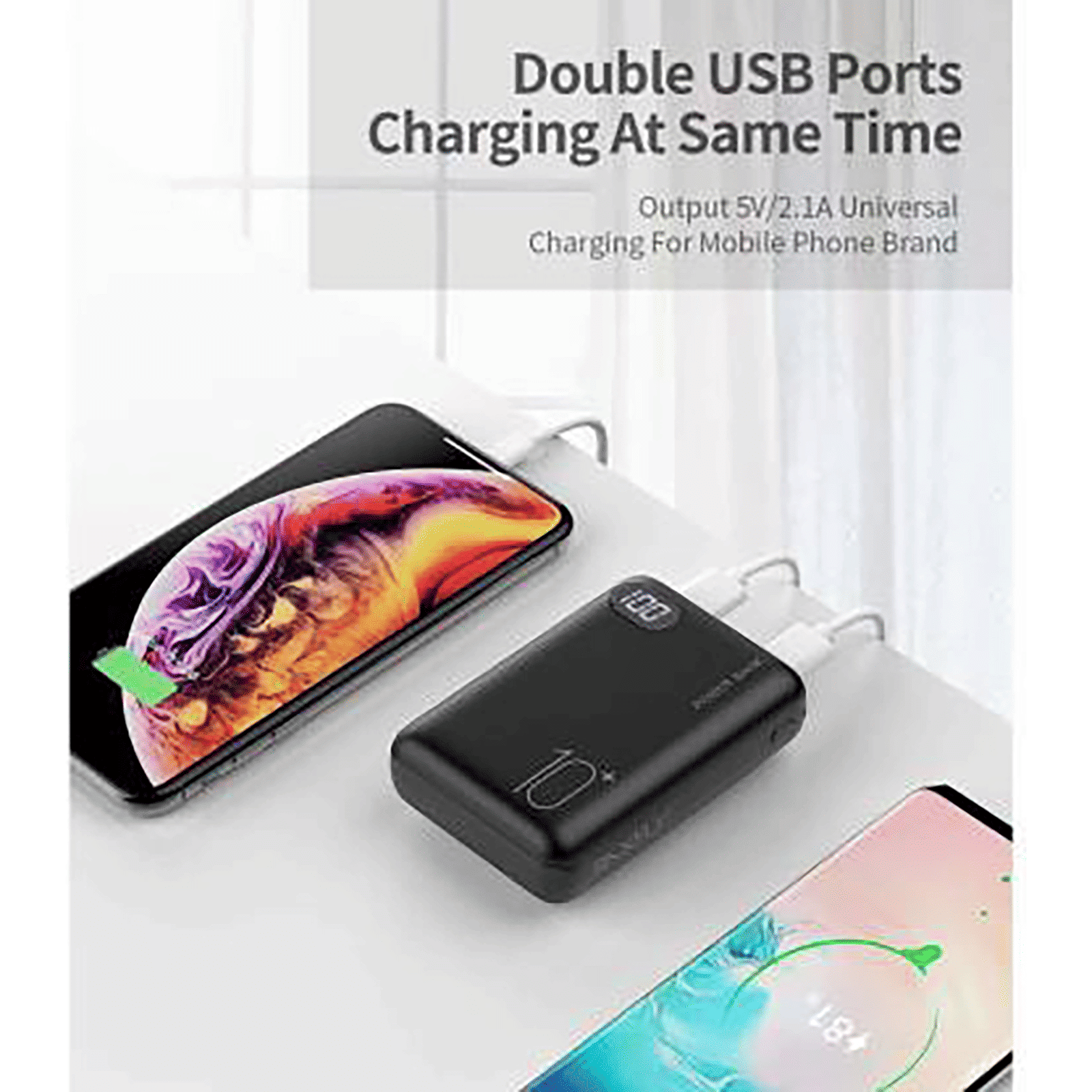 DETEL DI-10K Atom 10000 mAh Power Bank (2 Type C Ports, High Quality Battery, Black)_8