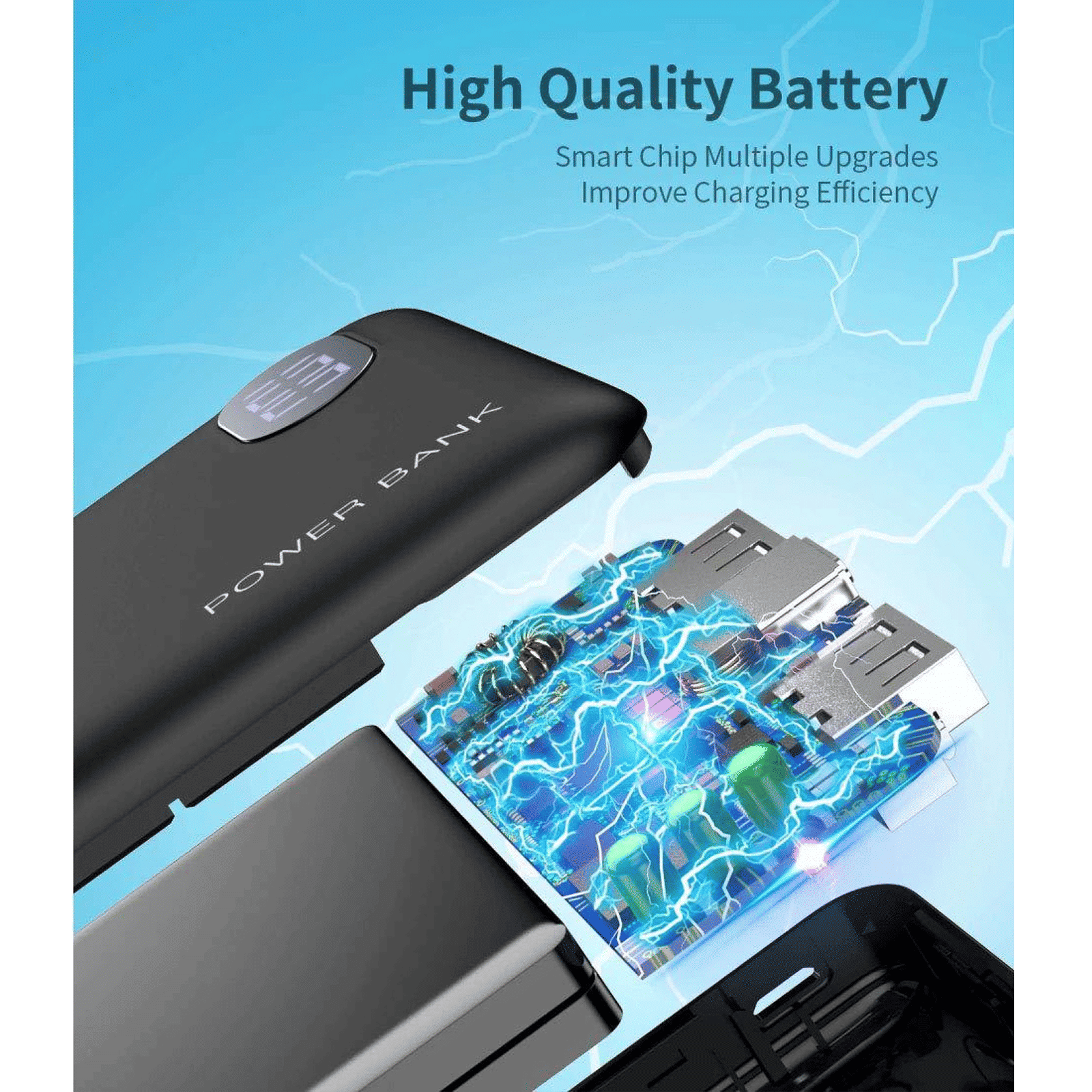 DETEL DI-10K Atom 10000 mAh Power Bank (2 Type C Ports, High Quality Battery, Black)_7