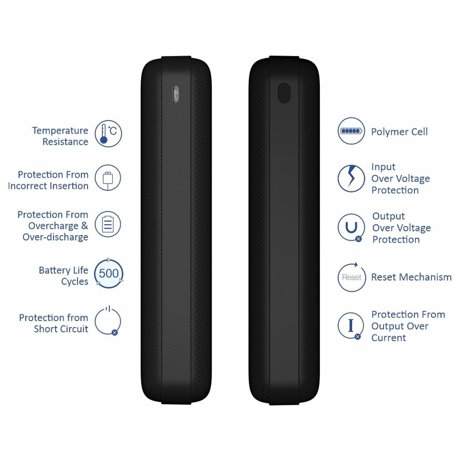 DETEL DI-20KT Atom 20000 mAh Power Bank (2 Type C Ports, High Quality Battery, Black) DETEL DI-20KT Atom 20000 mAh Power Bank (2 Type C Ports, High Quality Battery, Black)_4