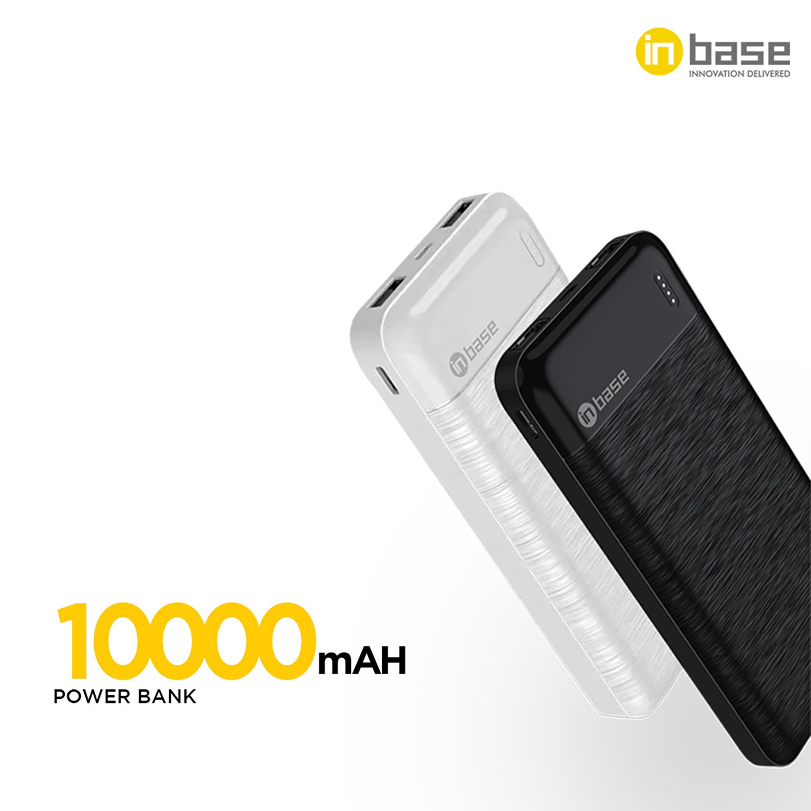 Inbase 10000 mAh Fast Charging Power Bank (1 Micro USB Type B, 1 Type C & 2 Type A Ports, ABS Casing, LED Charging Indicator, Black)_4
