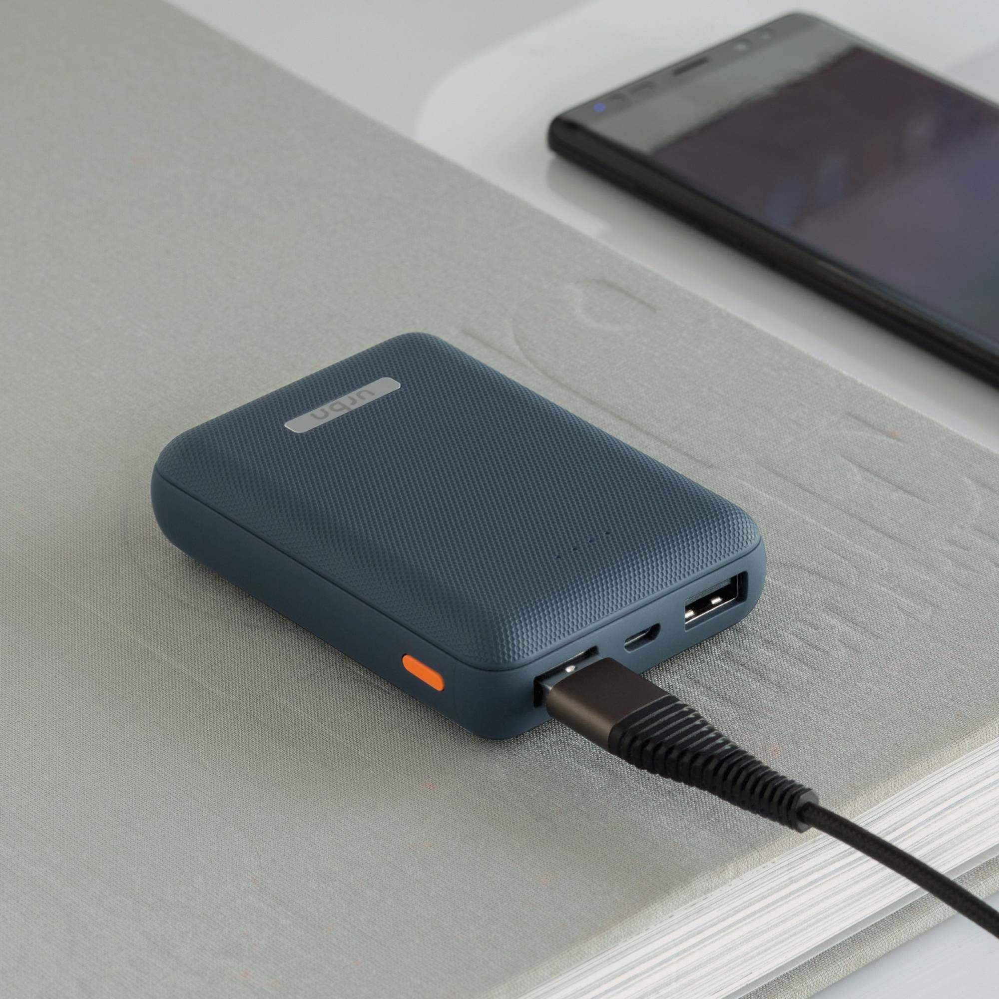 urbn 10000 mAh 12W Fast Charging Power Bank (1 Micro USB Type B, 1 Type C & 2 Type A Ports, Ultra Compact Casing, LED Charging Indicator, Blue) urbn 10000 mAh 12W Fast Charging Power Bank (1 Micro USB Type B, 1 Type C & 2 Type A Ports, Ultra Compact Casing, LED Charging Indicator, Blue)_14