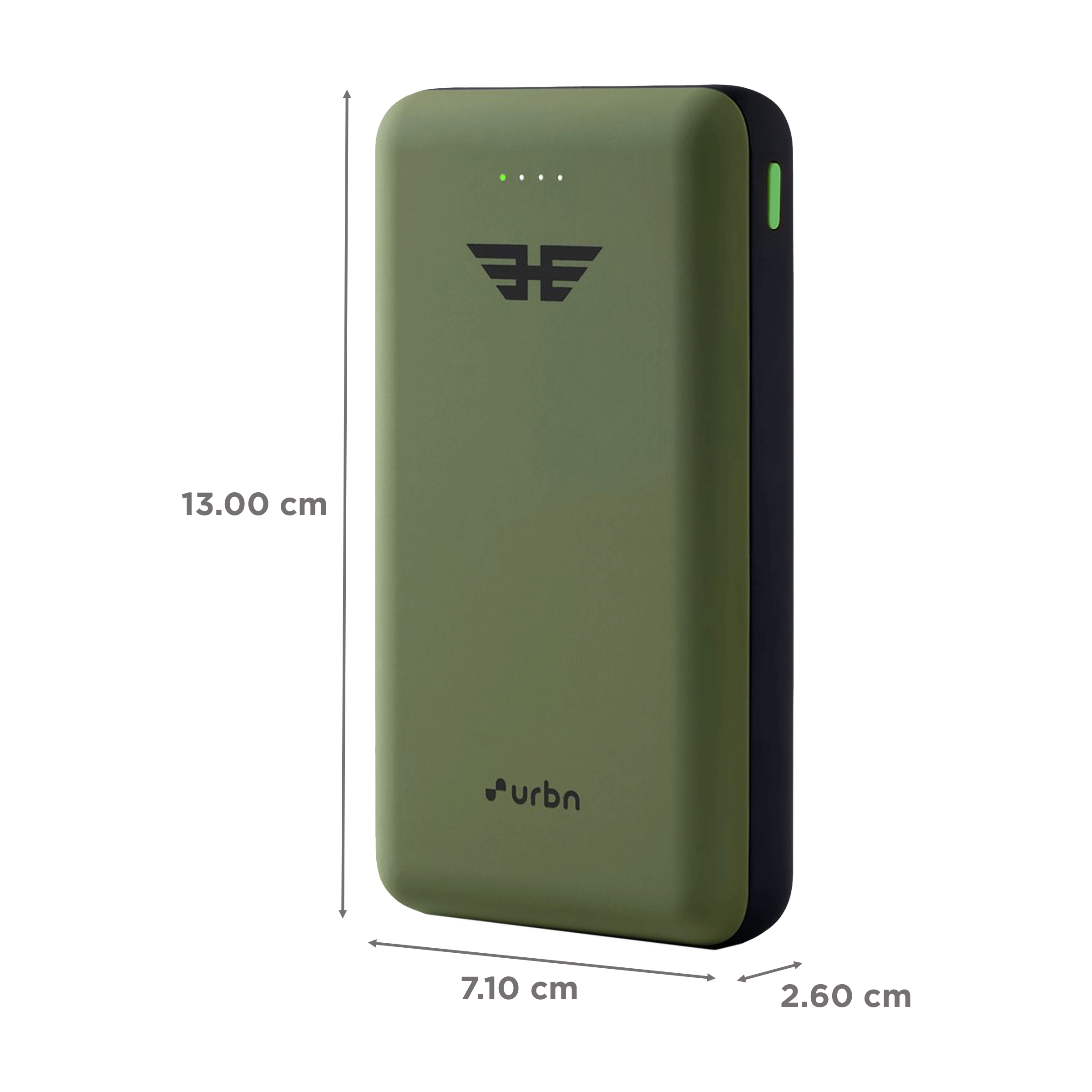 urbn 20000 mAh 22.5W Fast Charging Power Bank (1 Type A & 1 Type C Ports, Ultra Compact Casing, Quick Charge 3.0, Camo)_2