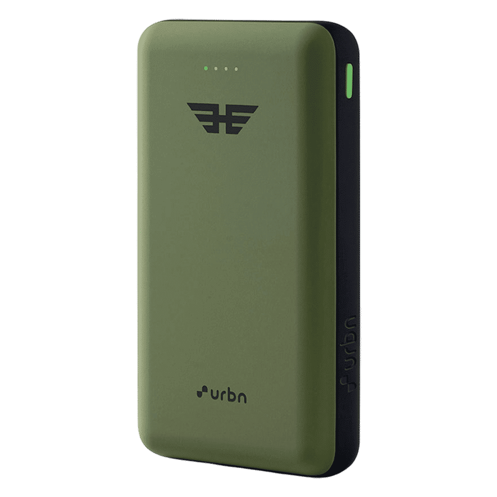 urbn 20000 mAh 22.5W Fast Charging Power Bank (1 Type A & 1 Type C Ports, Ultra Compact Casing, Quick Charge 3.0, Camo)_4