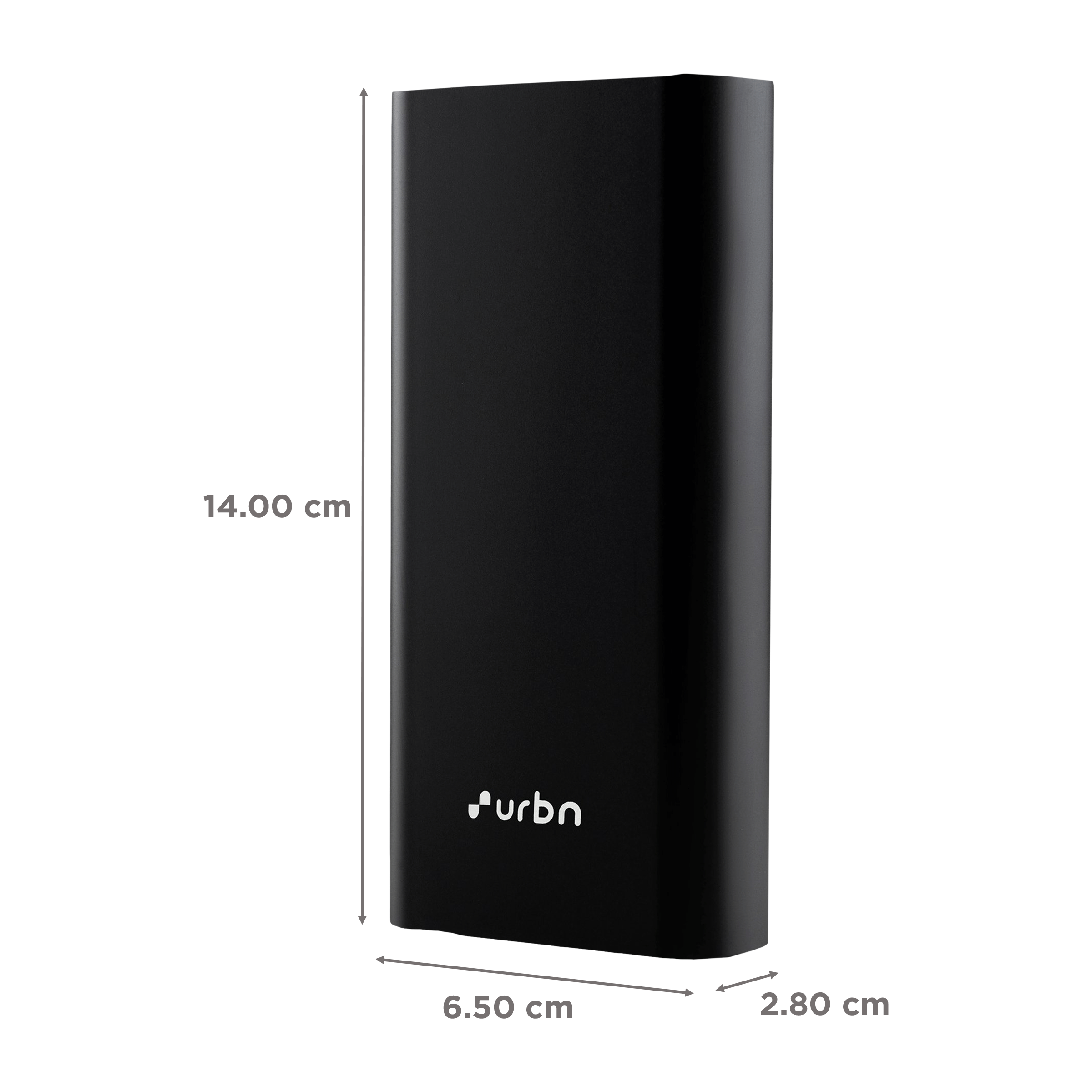 urbn 20000 mAh 20W Fast Charging Power Bank (1 Micro USB Type B, 1 Type C & 2 Type A Ports, LED Charging Indicator, Black)_2