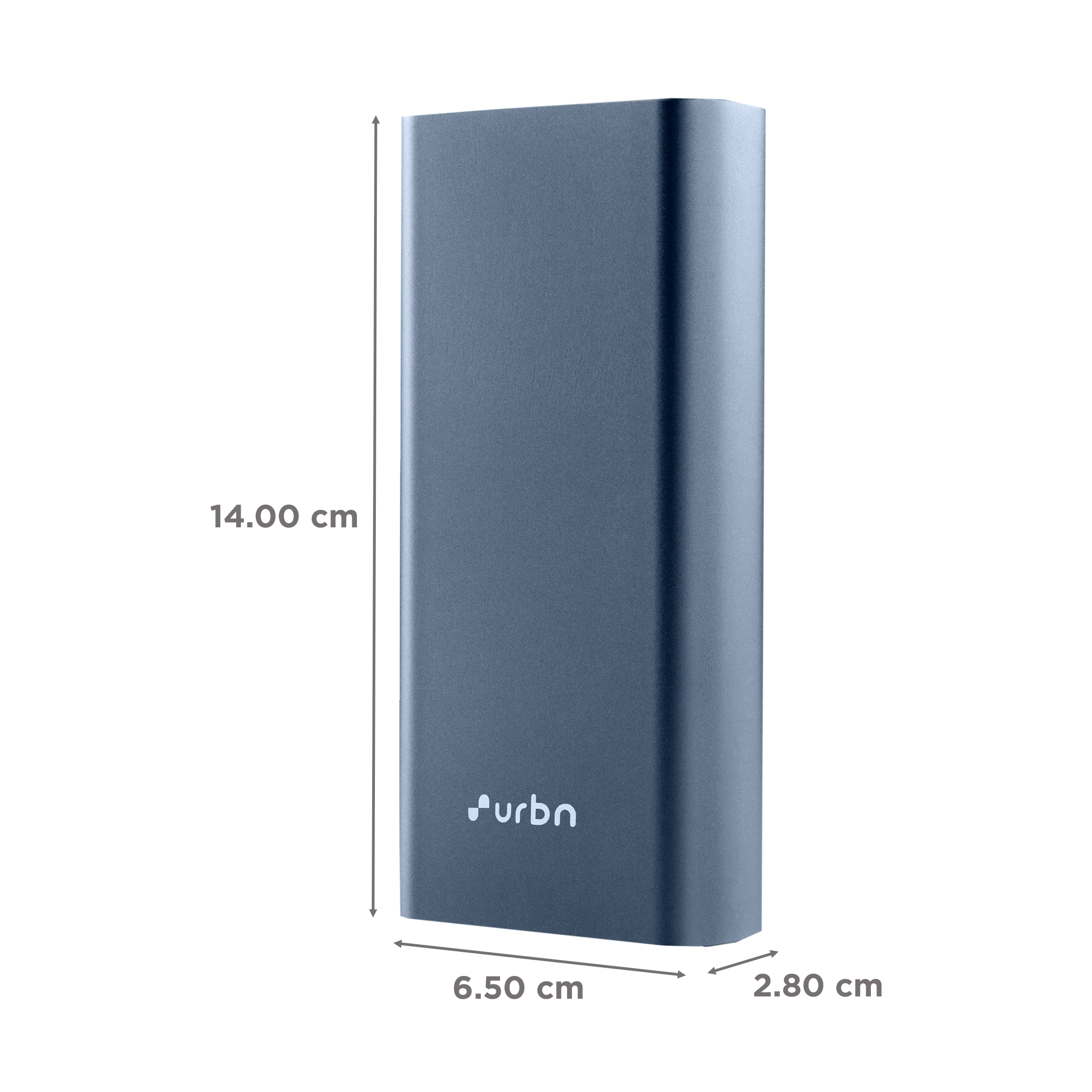 urbn 20000 mAh 20W Fast Charging Power Bank (1 Micro USB Type B, 1 Type C & 2 Type A Ports, LED Charging Indicator, Blue)_2