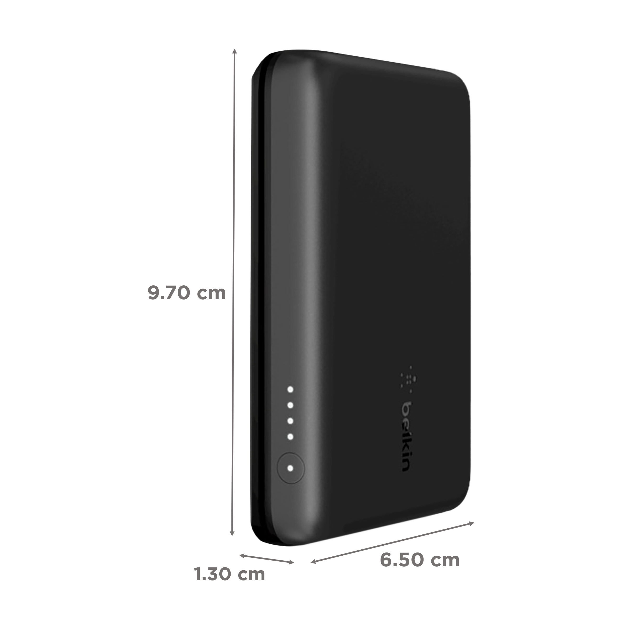 belkin BoostCharge 2500 mAh 5W Power Bank (1 Type C Port, Compatible with MagSafe, Black)_2