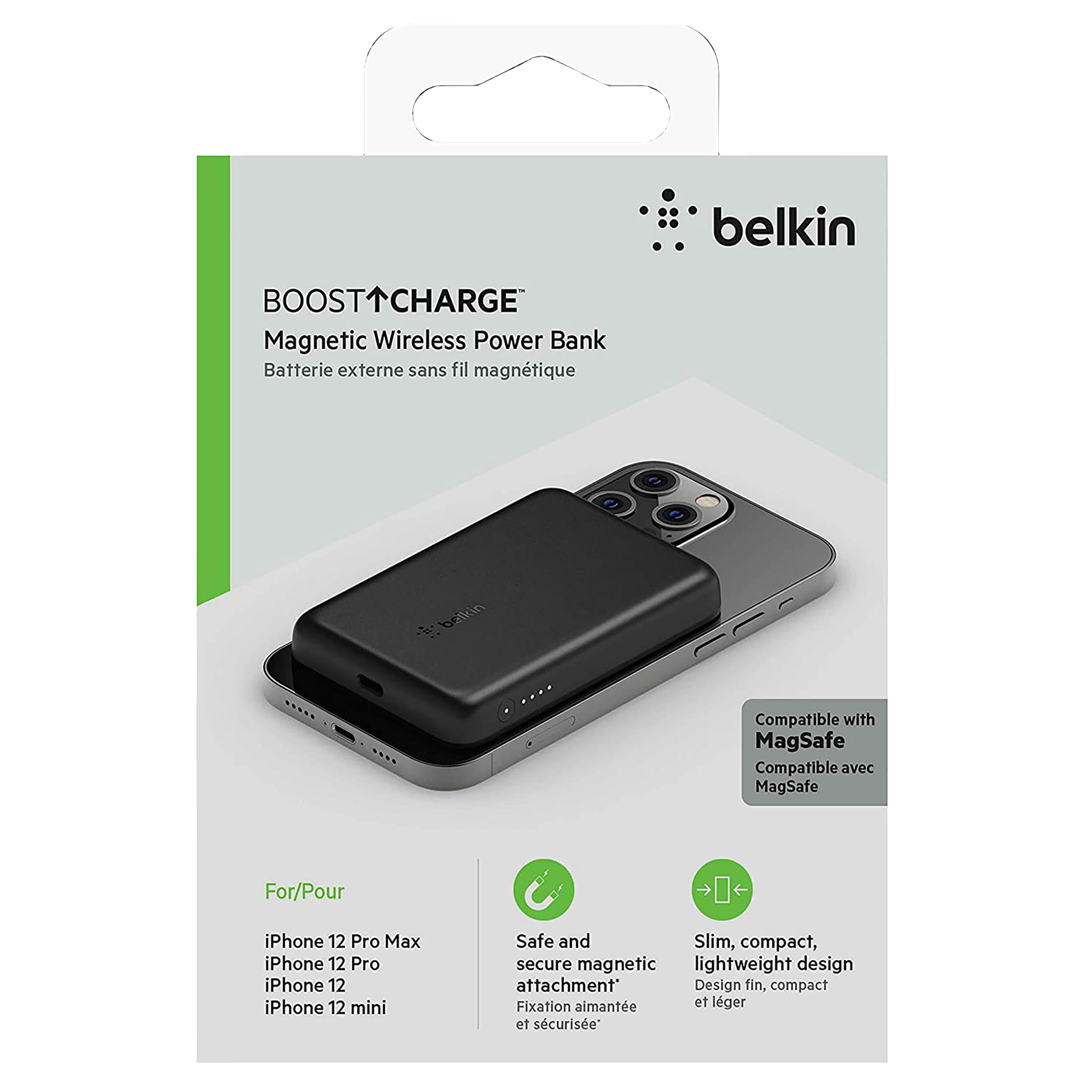 belkin BoostCharge 2500 mAh 5W Power Bank (1 Type C Port, Compatible with MagSafe, Black)_8