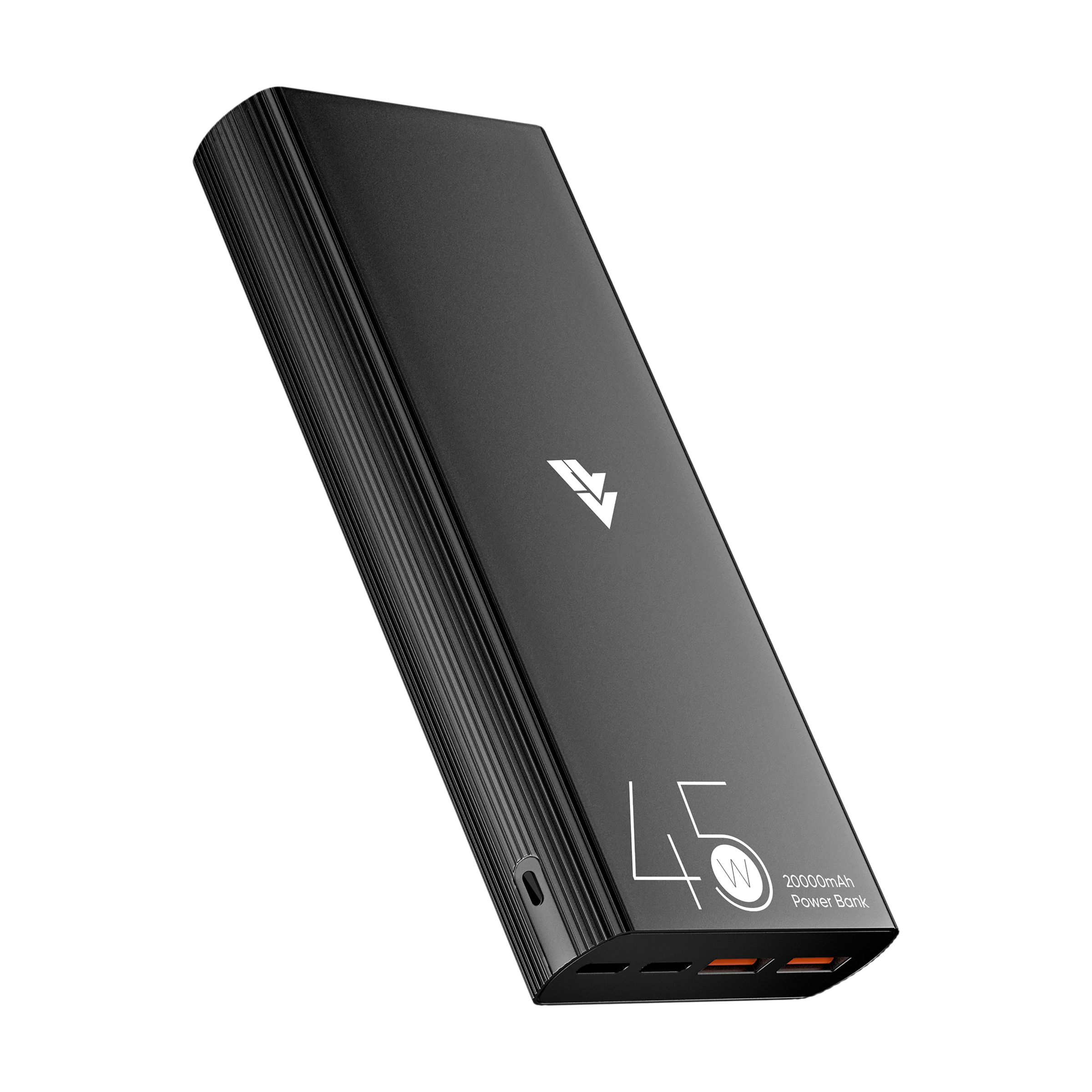 Vaku Corbet 20000 mAh 45W Fast Charging Power Bank (1 Micro USB Type B, 1 Type C & 2 Type A Ports, Over Charging Protection, Black)_1