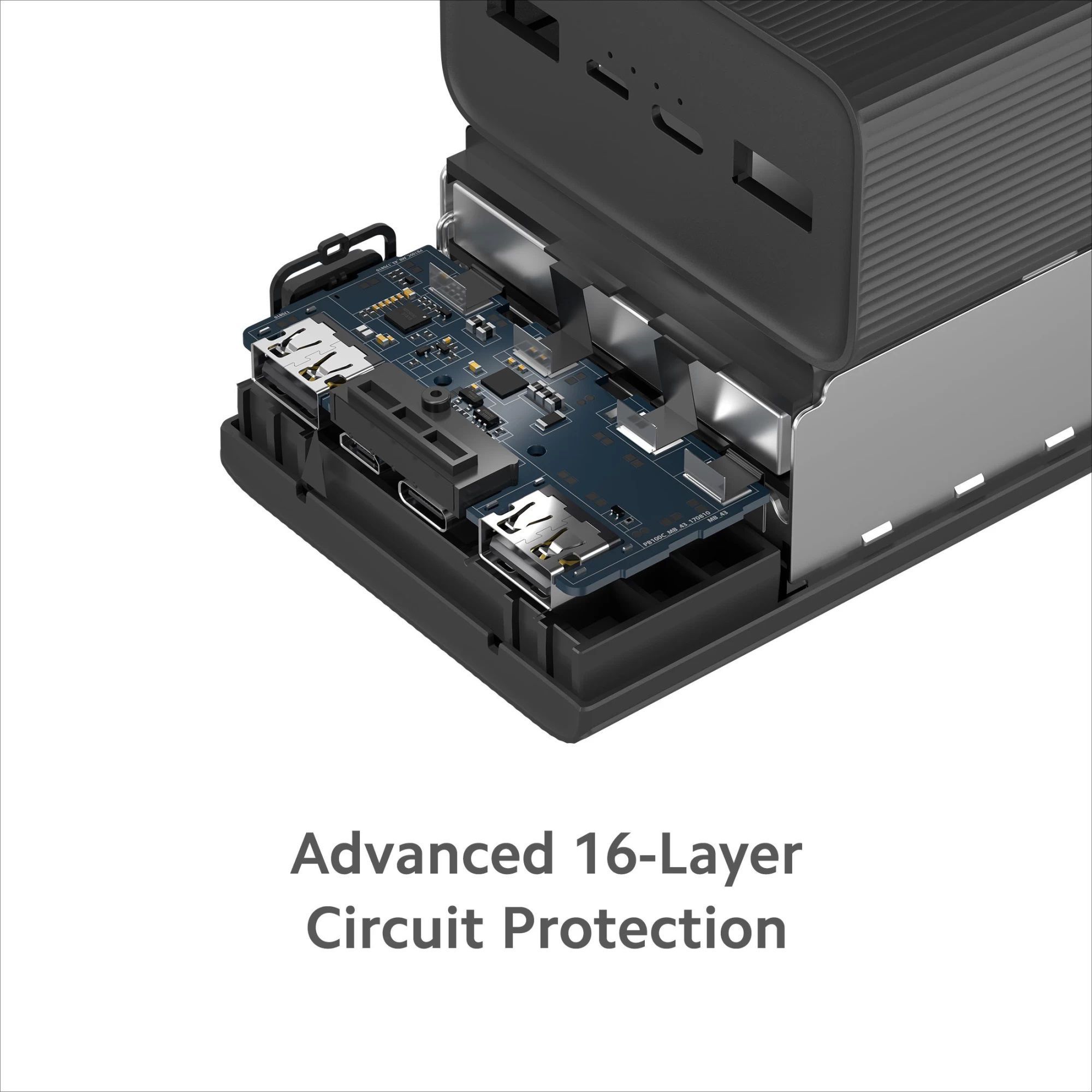 Mi Boost Pro 30000 mAh 18W Fast Charging Power Bank (1 Micro USB Type B, 1 Type C & 2 Type A Ports, Power Delivery 3.0, Black)_7