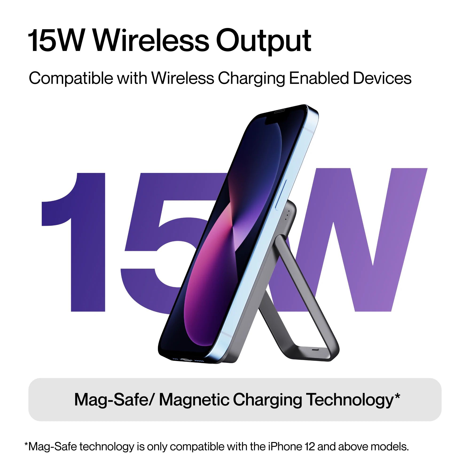 ambrane AeroSync PB 10 10000 mAh 15W Fast Charging Power Bank (1 Type A & 1 Type C Ports, Wireless Charging, Black)_9