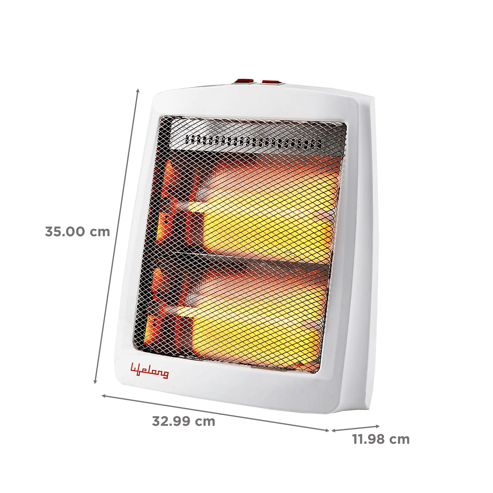 Lifelong Infinia 800W Quartz Room Heater with Tip Over Safety Switch (Noiseless Operation_2