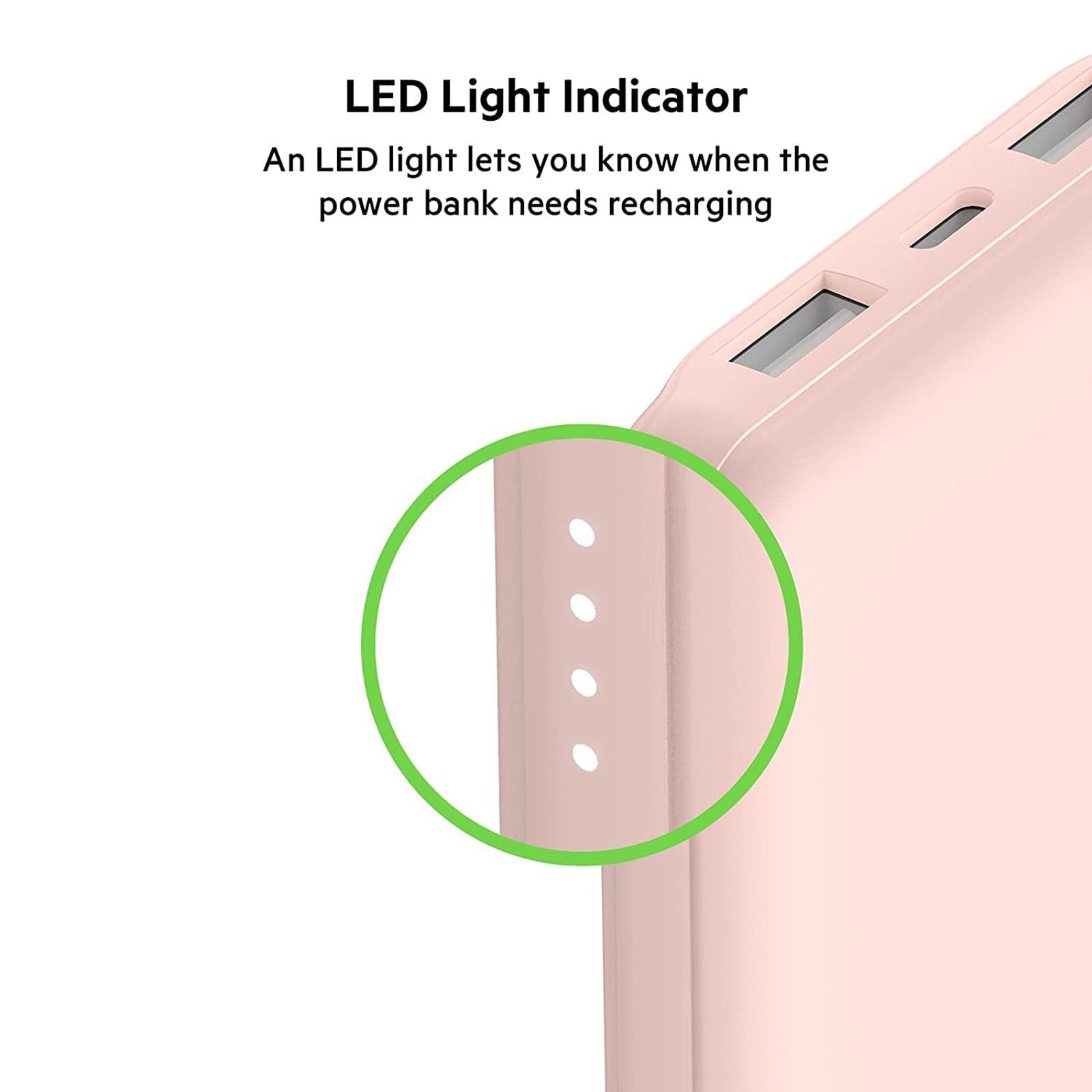 belkin Boost Charge 10000 mAh 15W Power Bank (1 Type C & 2 Type A Ports, LED Charging Indicator, Rose Gold) belkin Boost Charge 10000 mAh 15W Power Bank (1 Type C & 2 Type A Ports, LED Charging Indicator, Rose Gold)_10