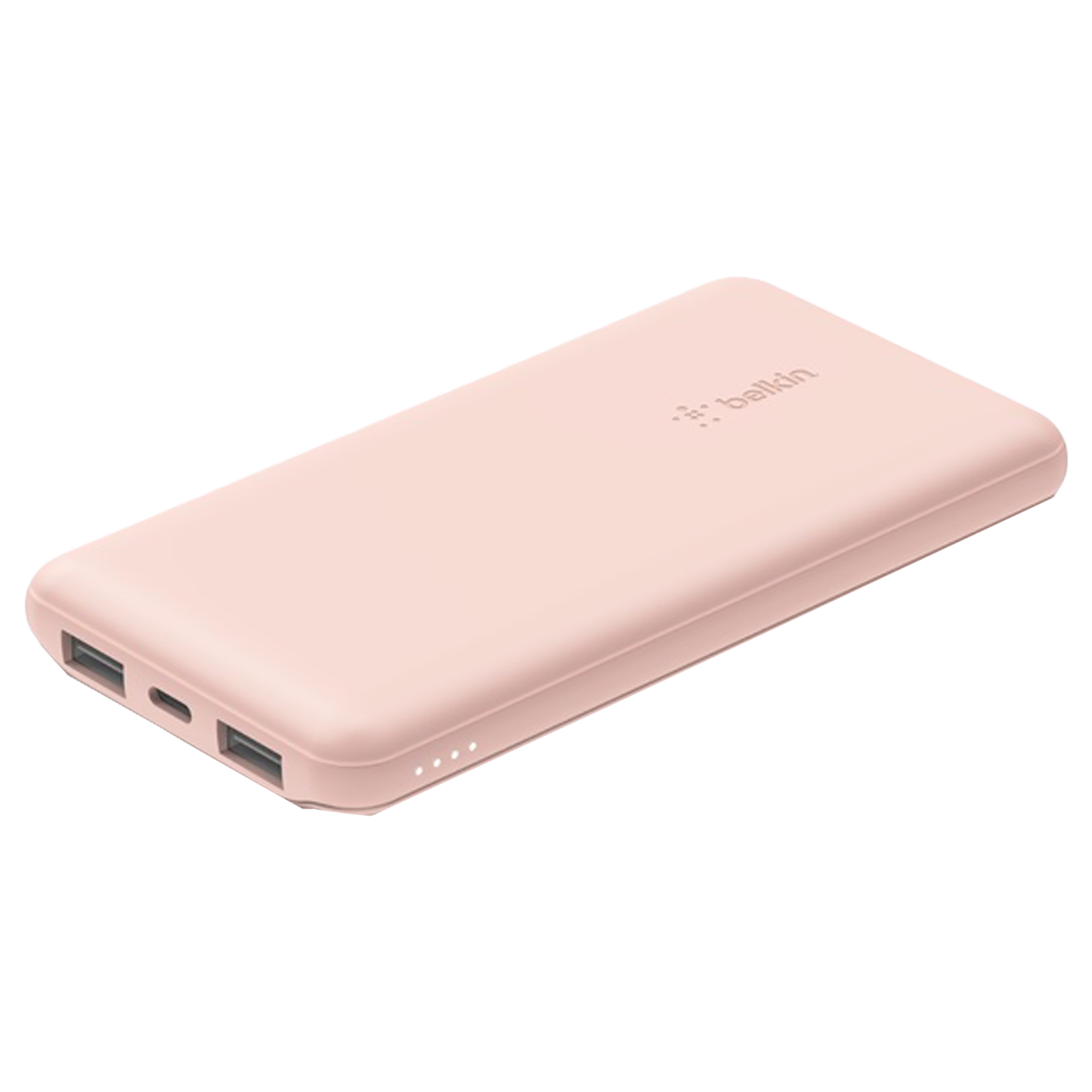 belkin Boost Charge 10000 mAh 15W Power Bank (1 Type C & 2 Type A Ports, LED Charging Indicator, Rose Gold) belkin Boost Charge 10000 mAh 15W Power Bank (1 Type C & 2 Type A Ports, LED Charging Indicator, Rose Gold)_4