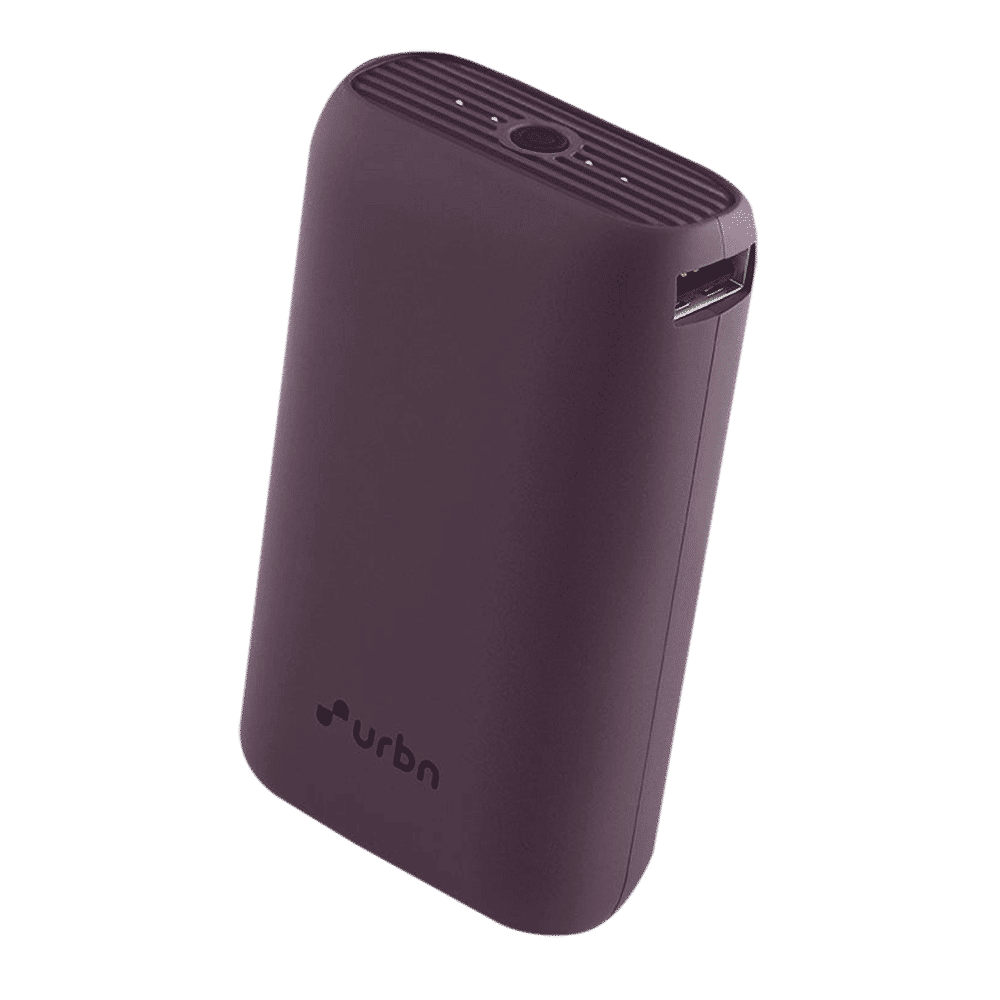 urbn 10000 mAh 20W Fast Charging Power Bank (2 Type C Ports, 12 Layers Circuit Protection, Purple)_1
