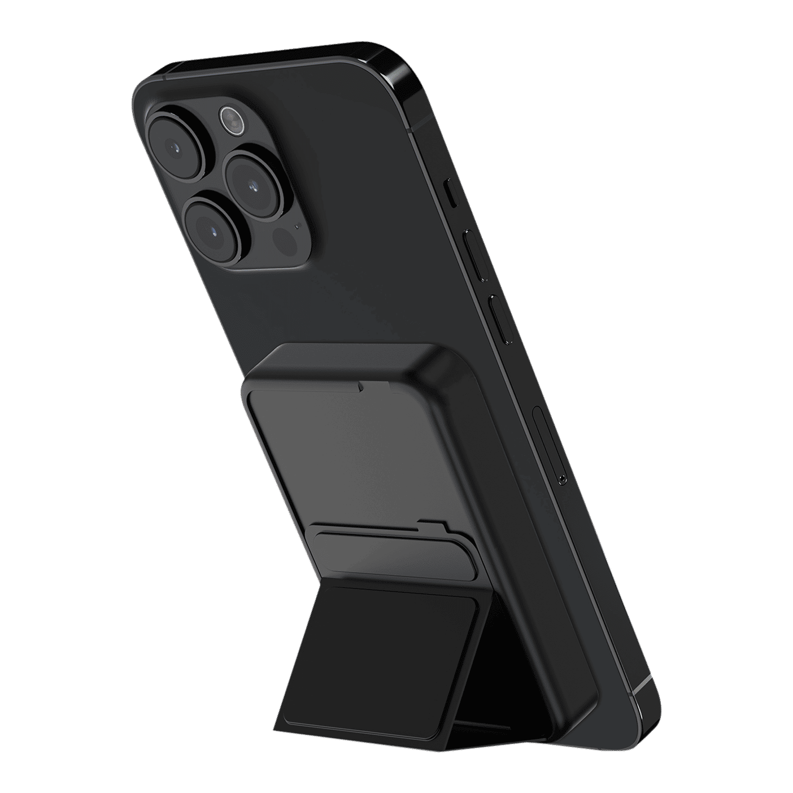 urbn MagTag 10000 mAh 20W Fast Charging Power Bank (2 Type C Ports, Wireless Charging with Stand, Black)_1