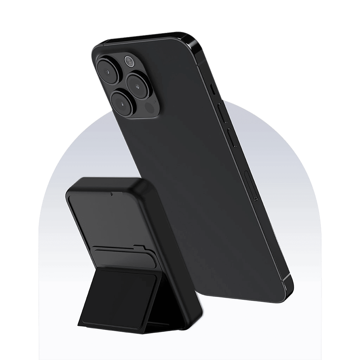 urbn MagTag 10000 mAh 20W Fast Charging Power Bank (2 Type C Ports, Wireless Charging with Stand, Black)_6